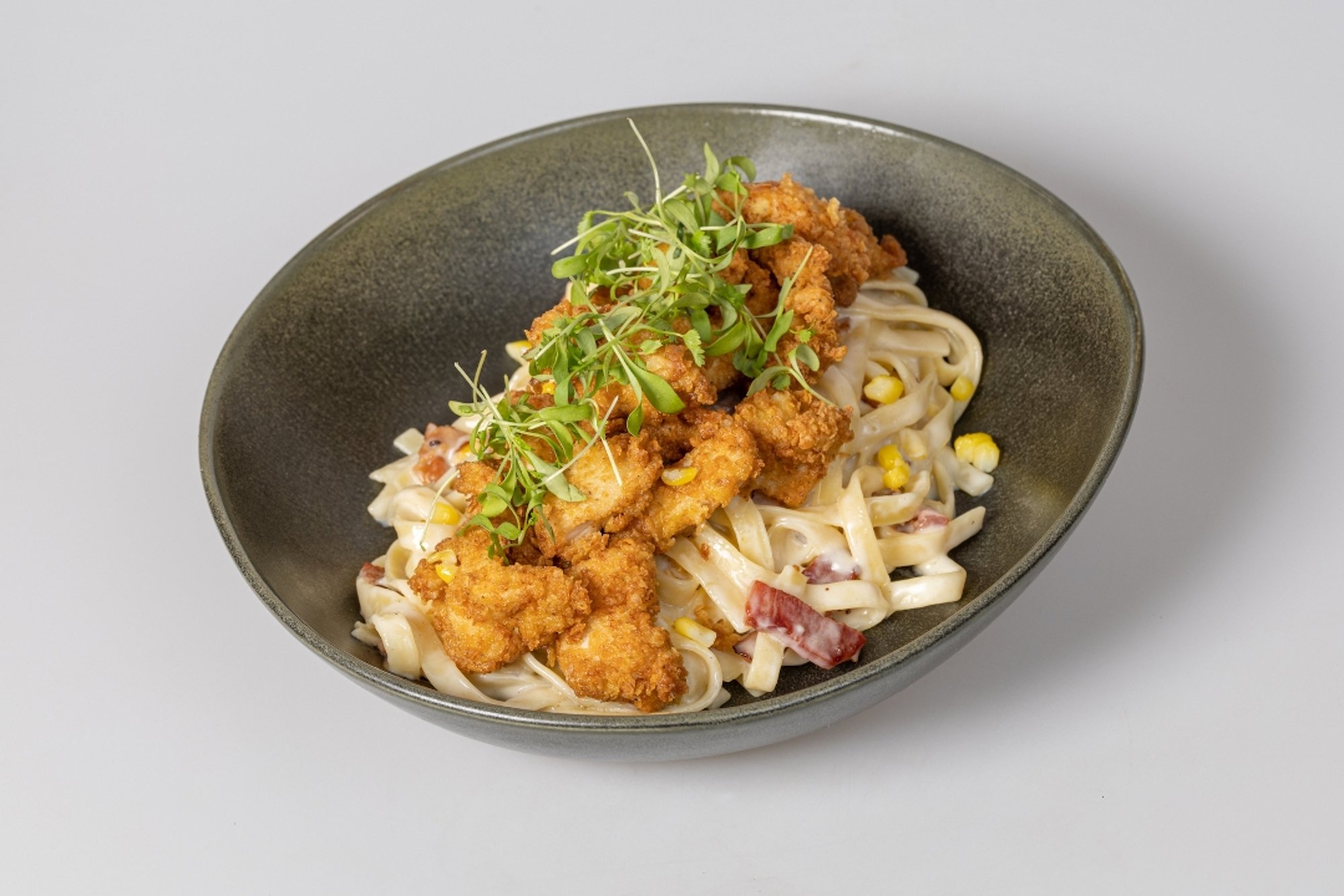 Crispy Chicken Carbonara LS