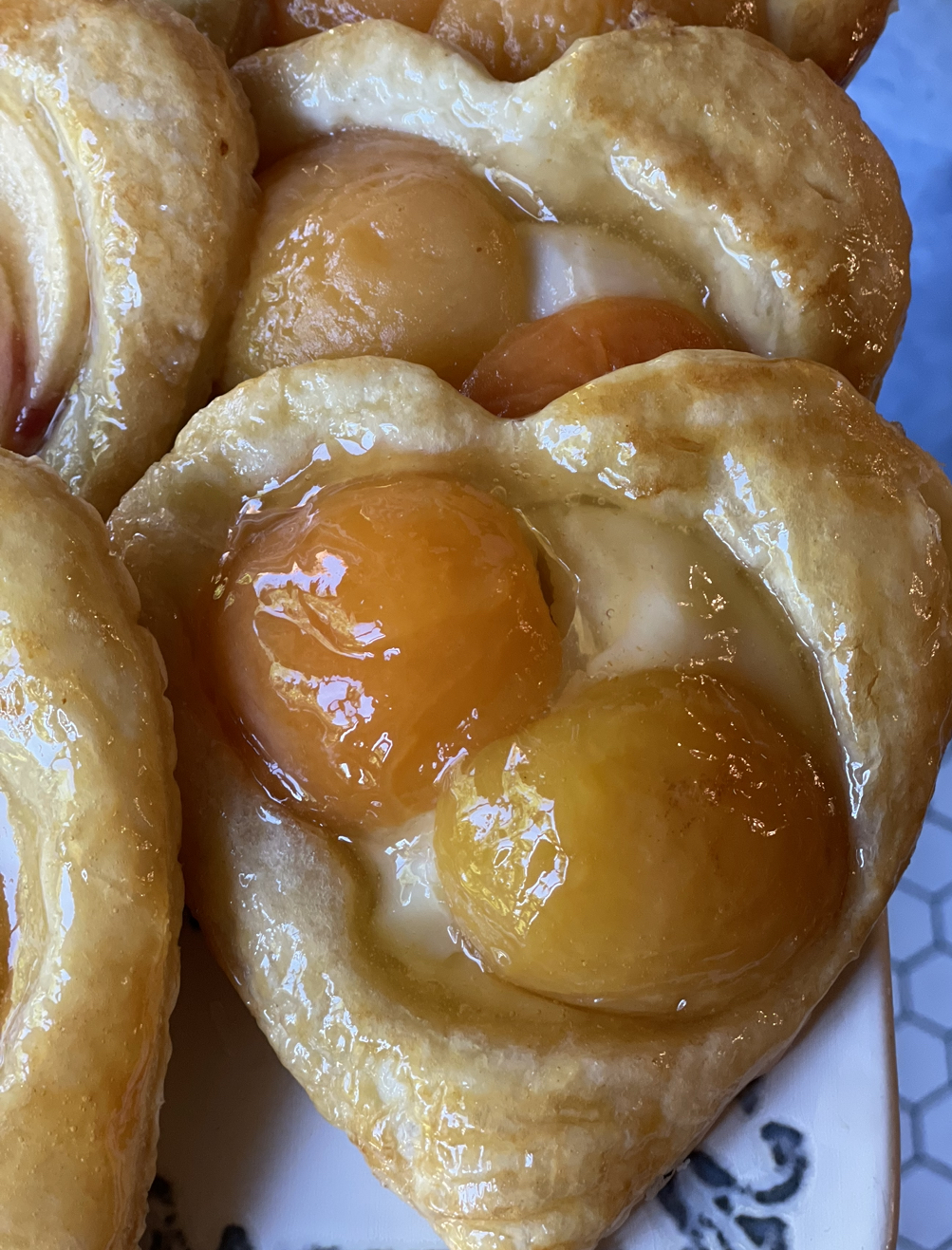 Peach Danish +oranais aux abricots+