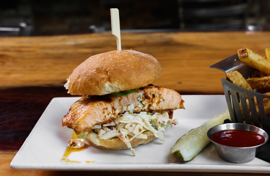 Blackened Salmon Sandwich
