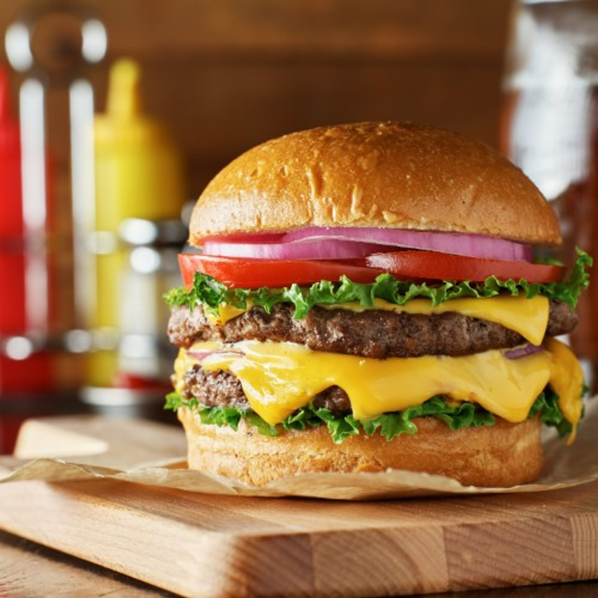 Double Cheeseburger Sandwich