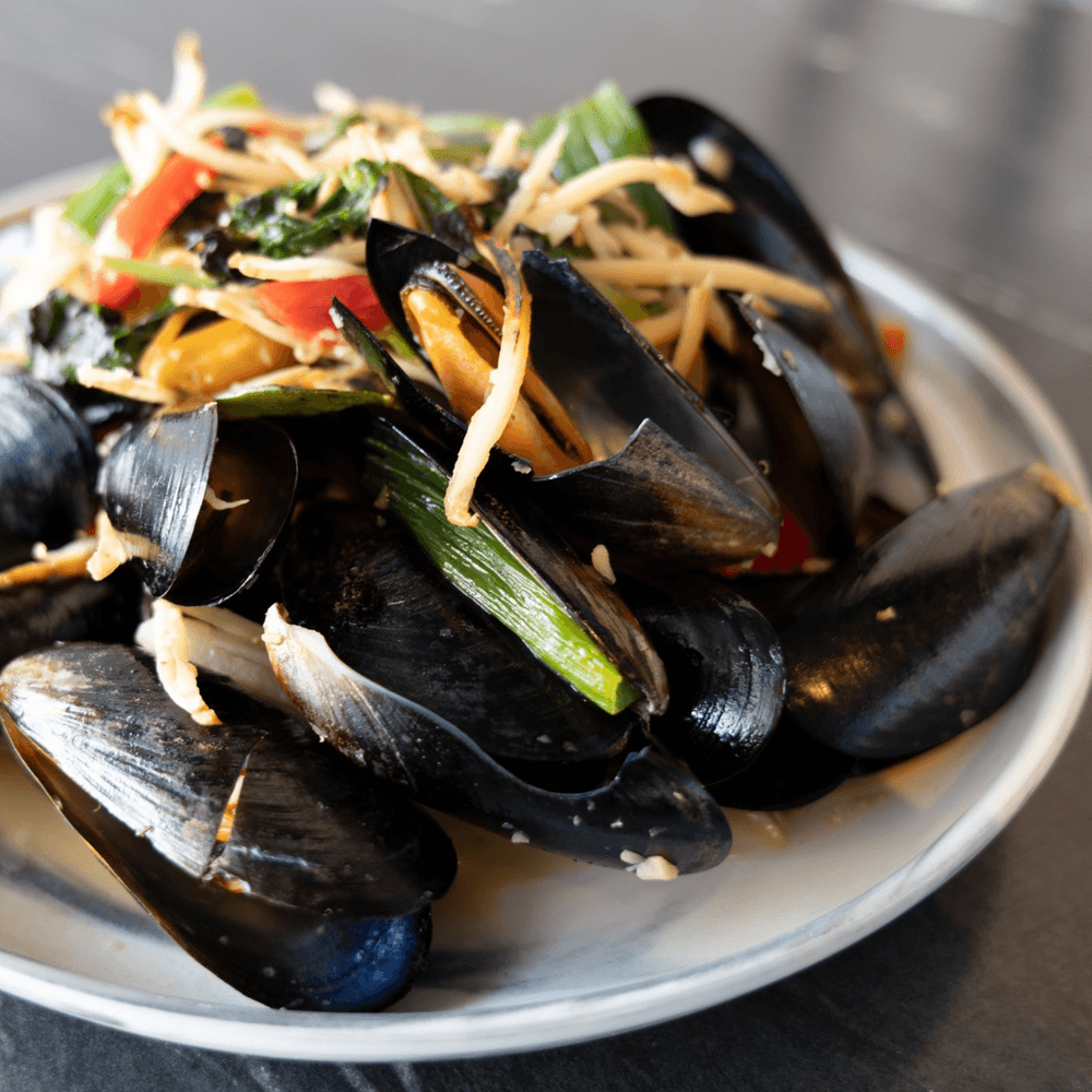 Steamed Mussels