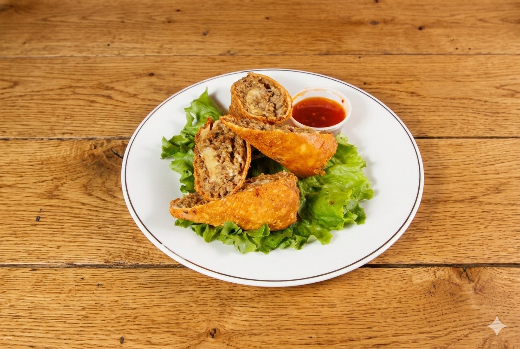 Loaded Philly Egg Rolls @