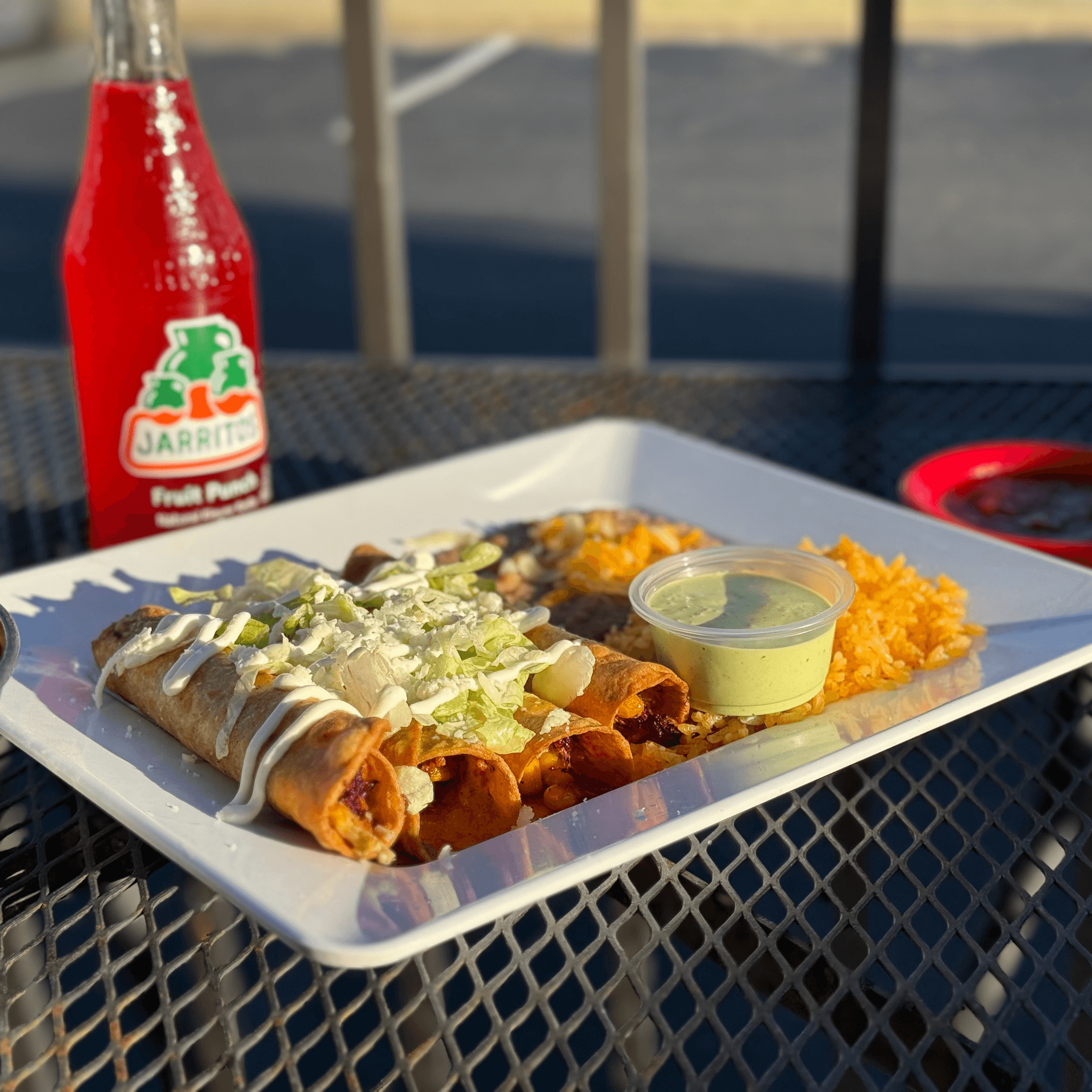 Green Chile Chicken Taquitos