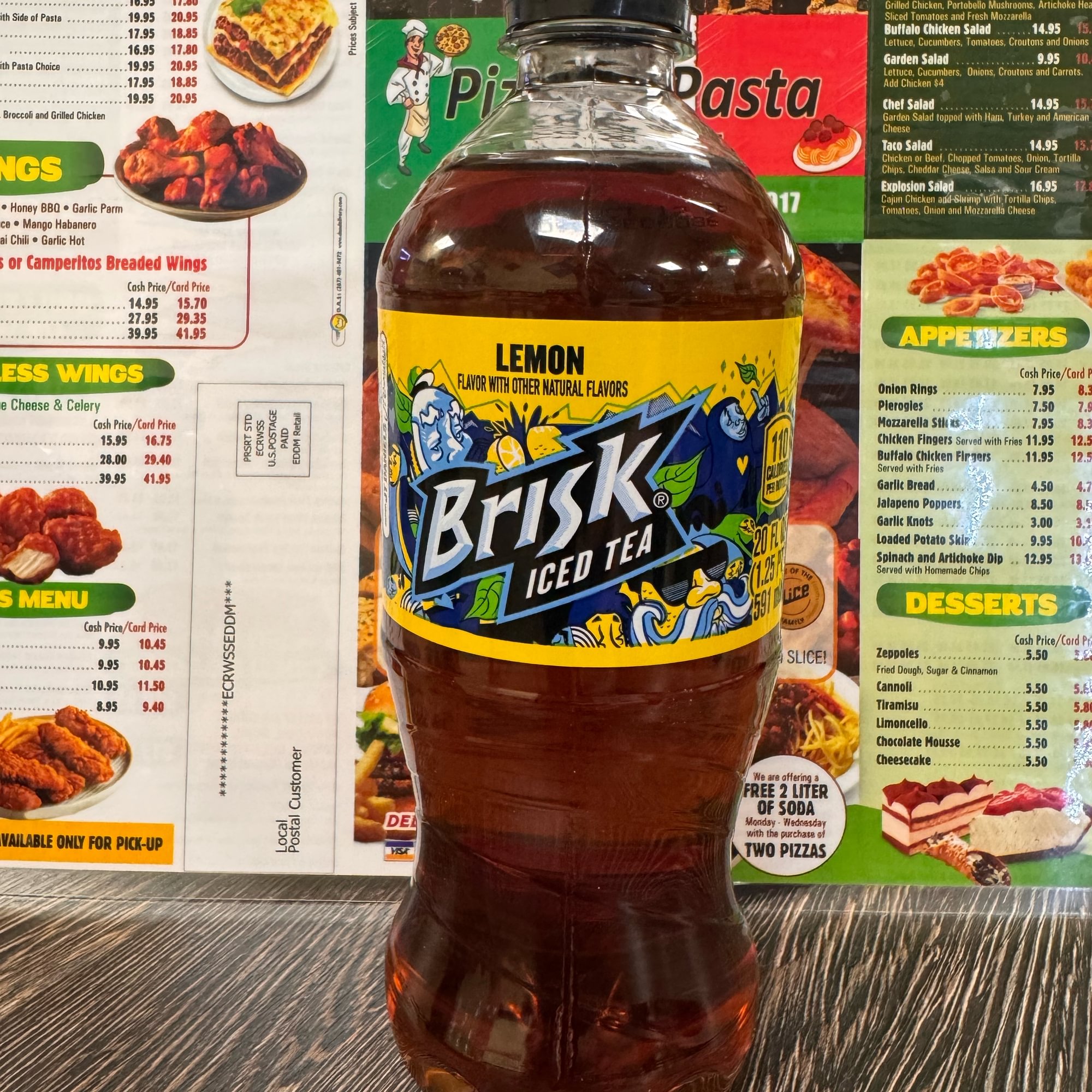 Brisk Tea 20 oz Bottle