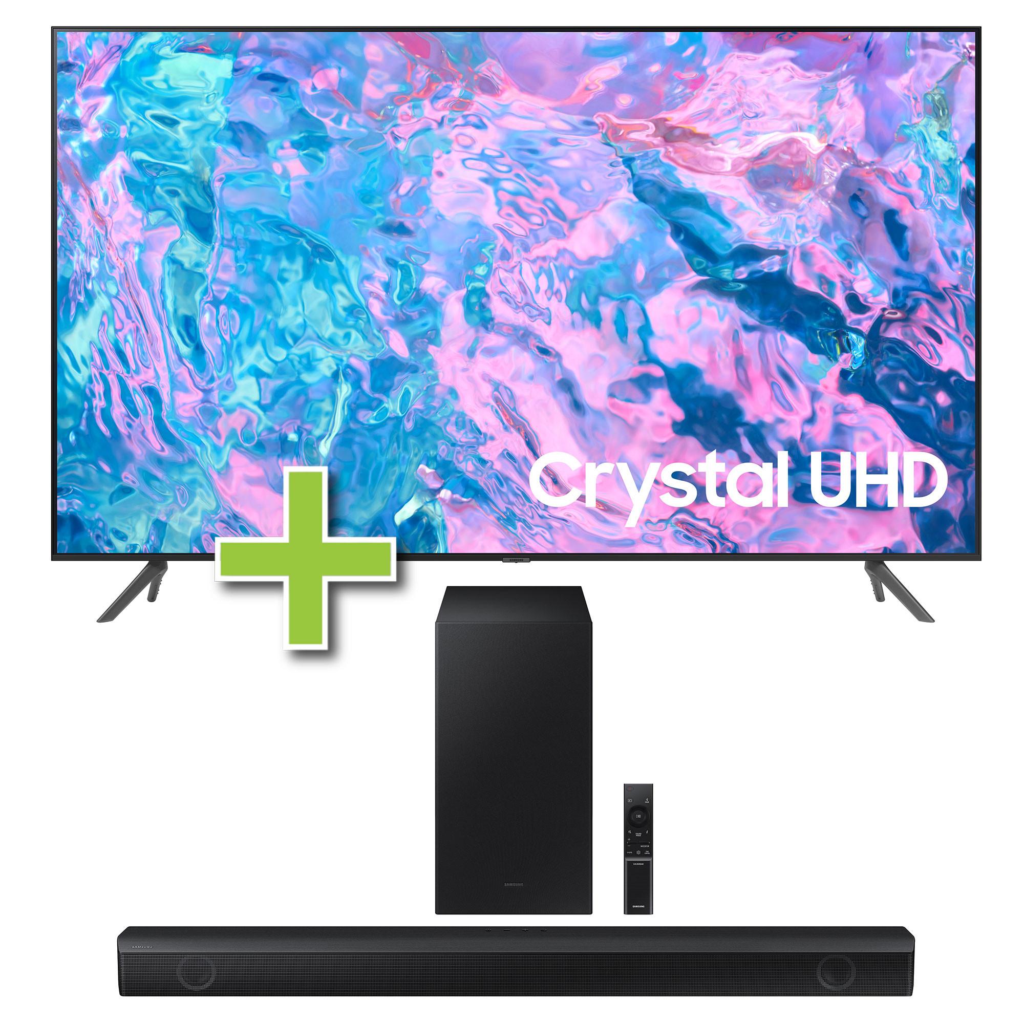 75" Samsung 4K UHD Smart TV & Samsung Soundbar