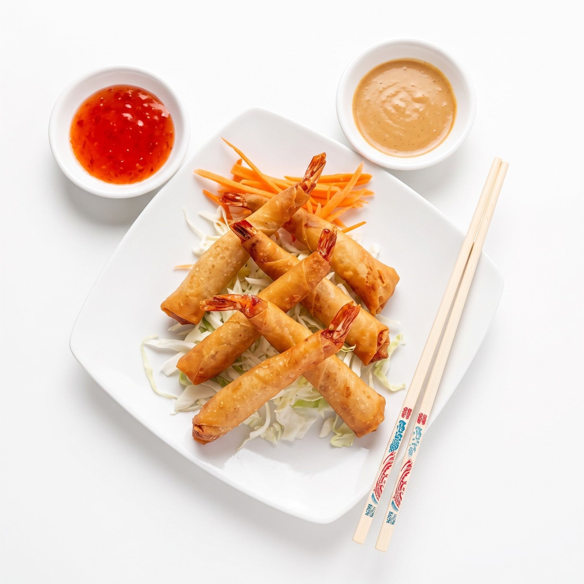 Thai Shrimp Rolls - ปอเปี๊ยะกุ้งทอด