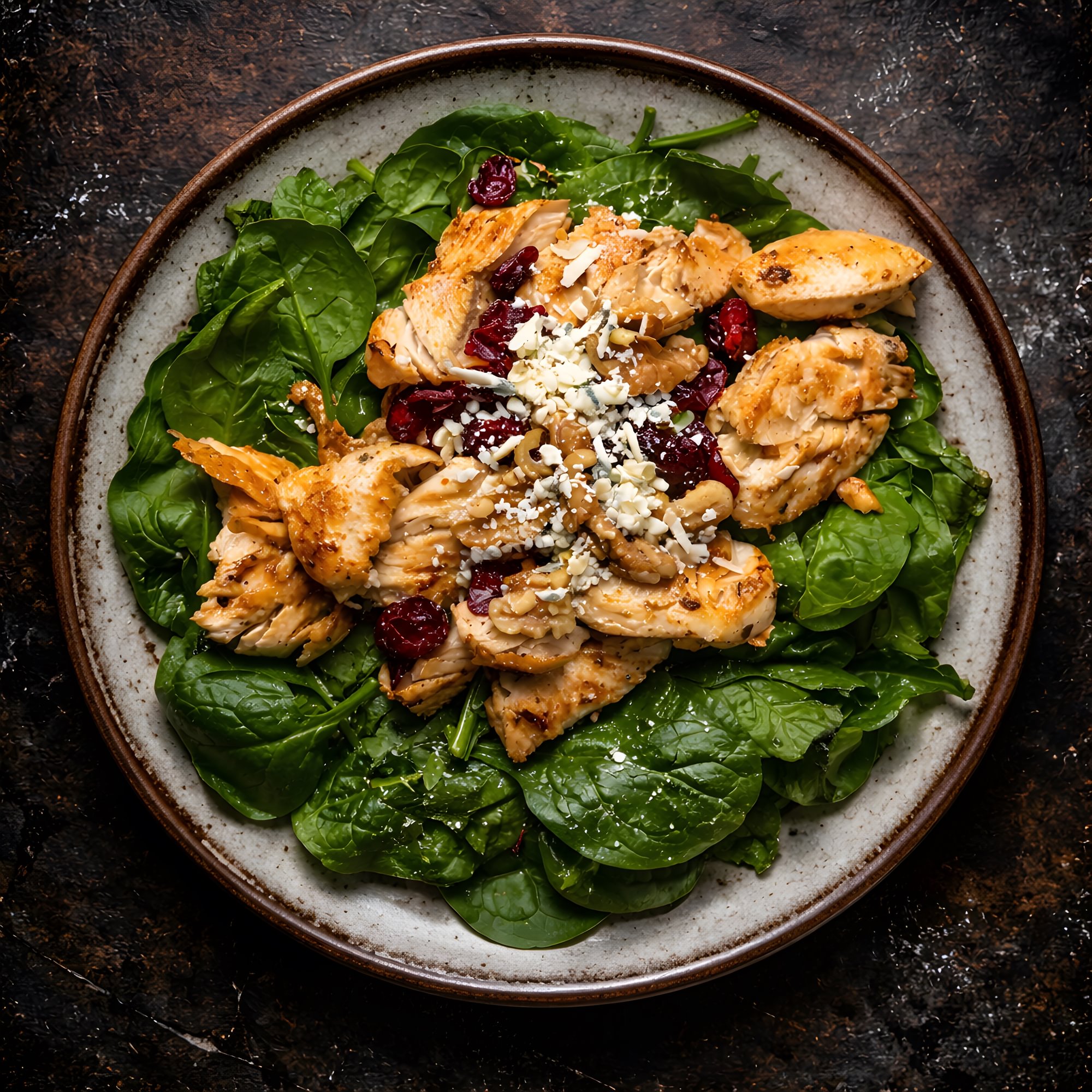 Spinach and Chicken Salad