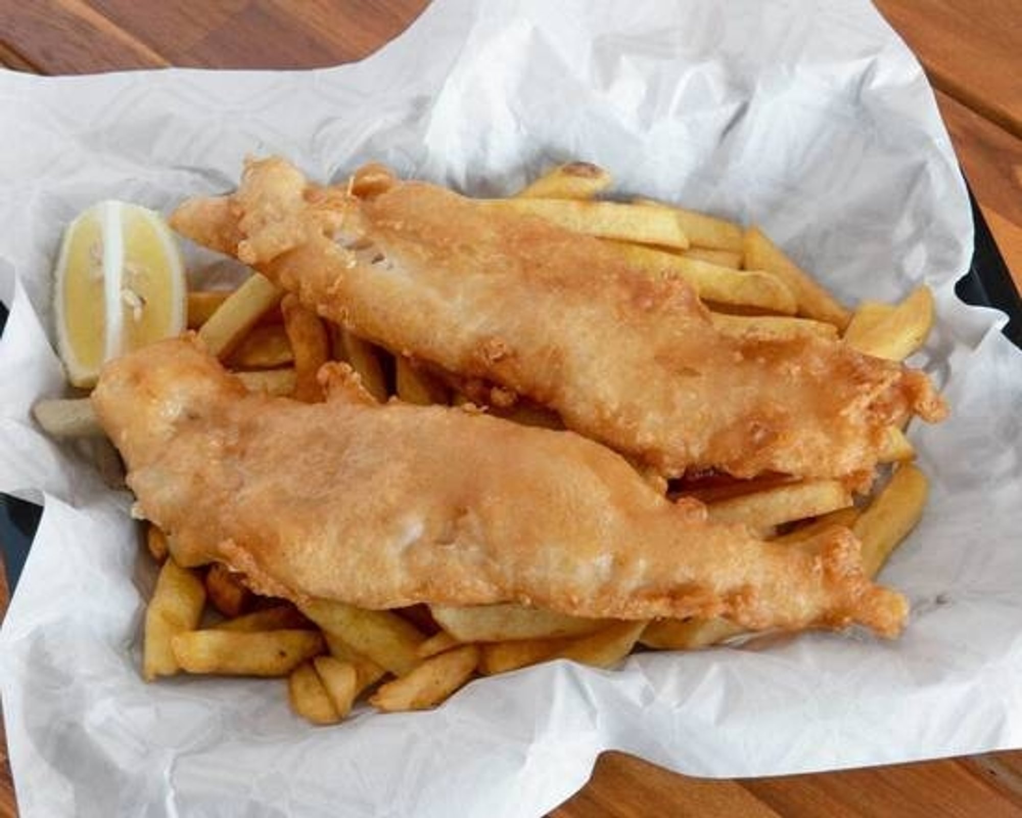 Fish, Chips & Salad