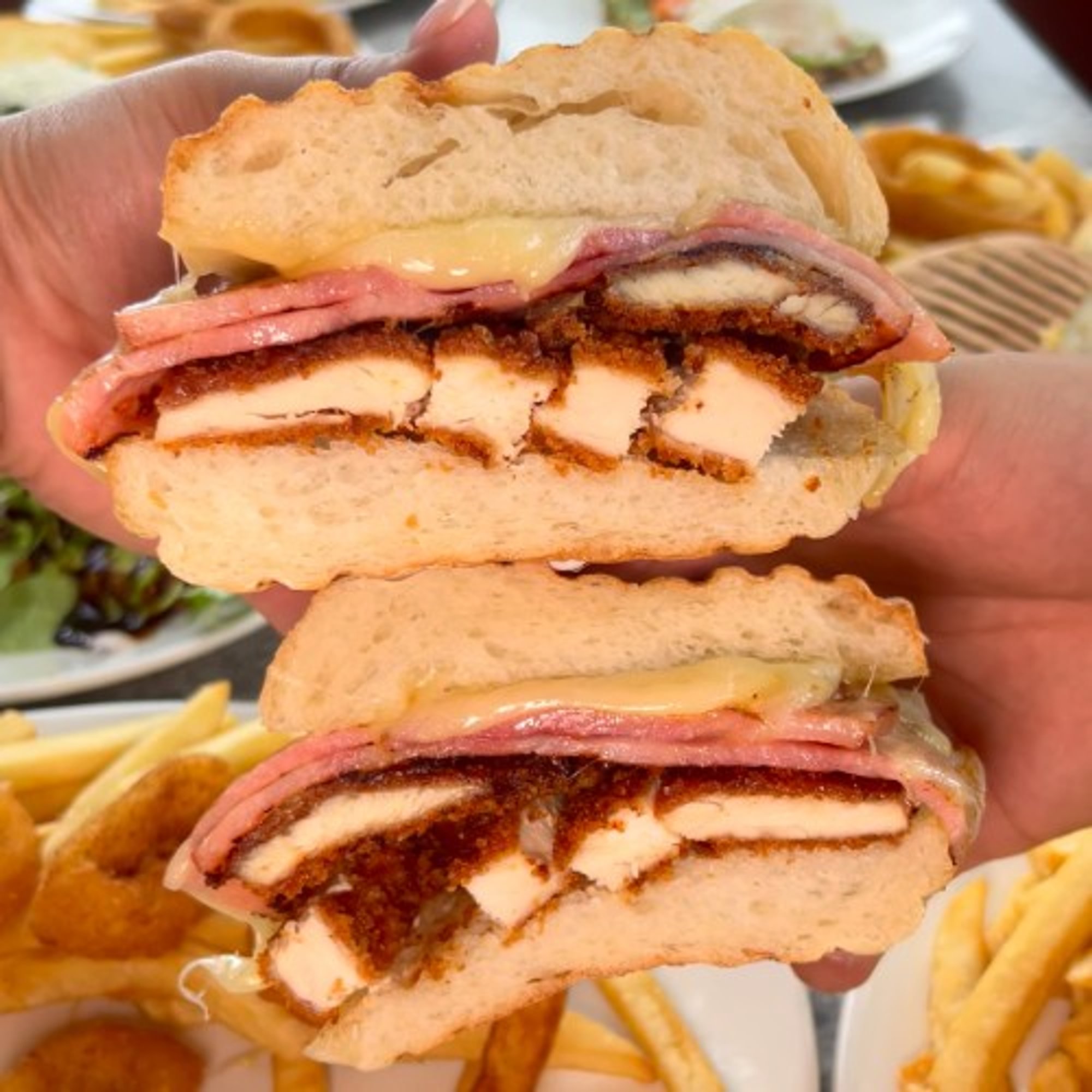 Chicken Cordon Bleu Sandwich