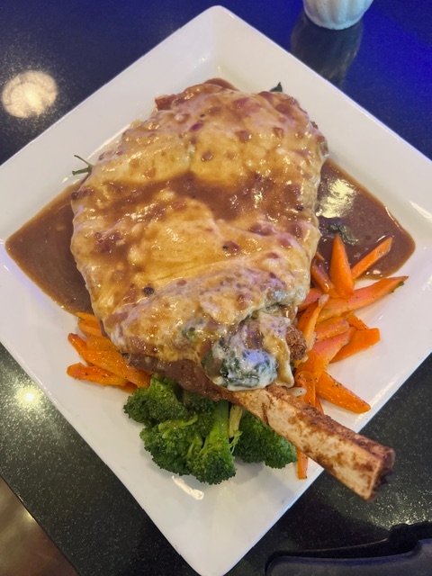 Veal Chop Valdostana