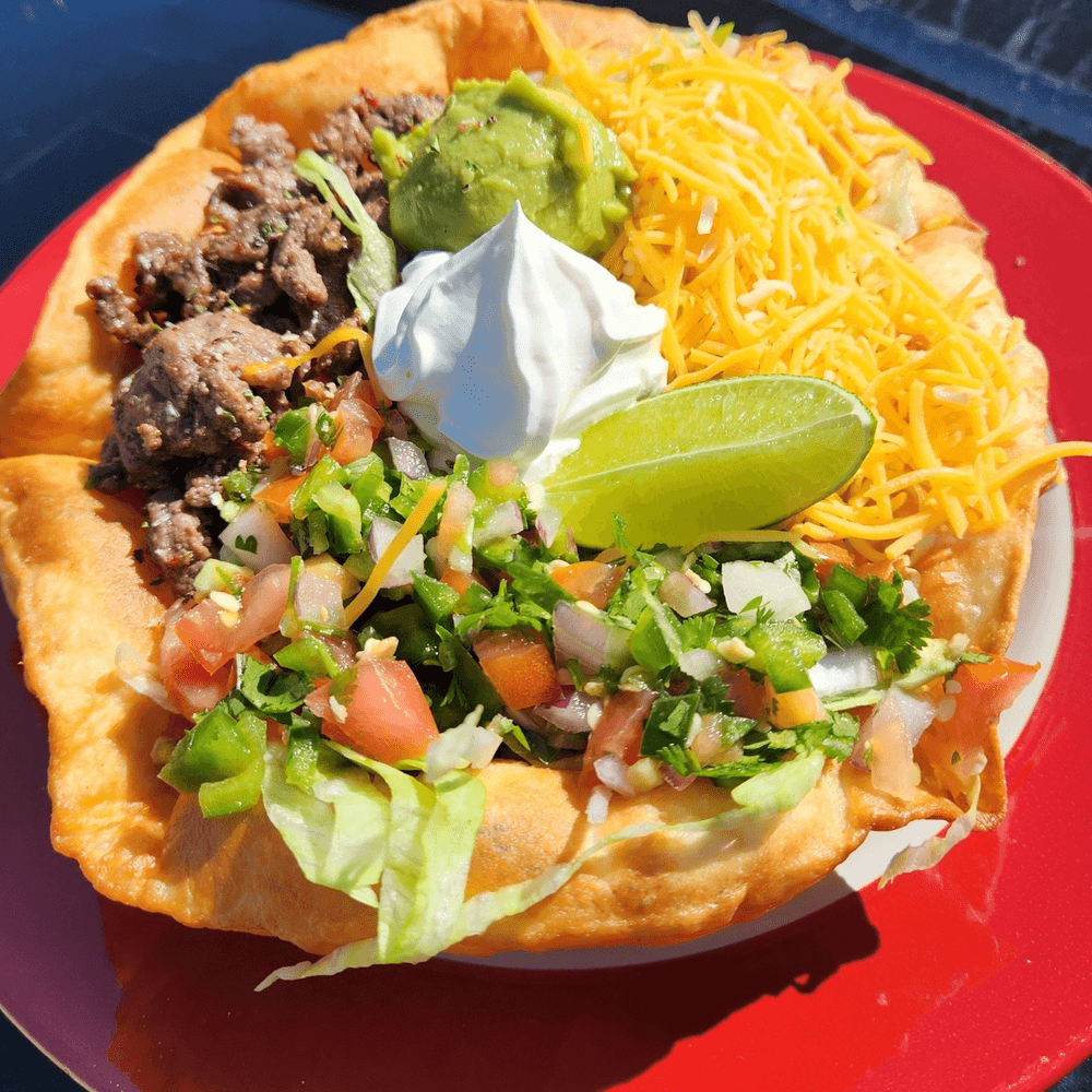 Asada taco bowl