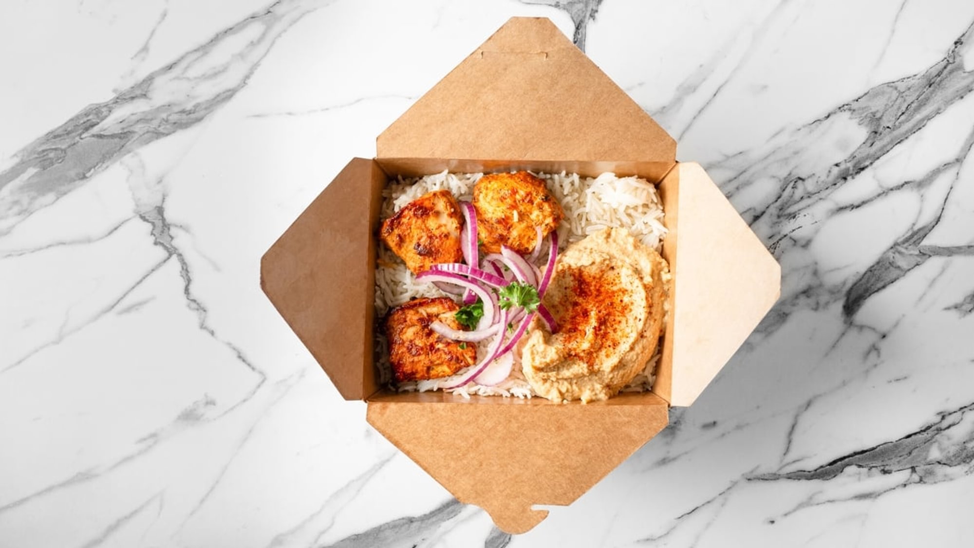 2 X Chicken Kebab Bowl Lunch