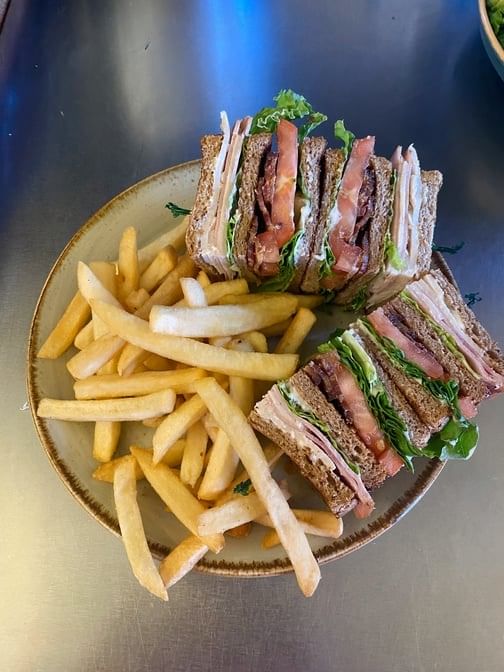 Club Sandwich with Choice of Side