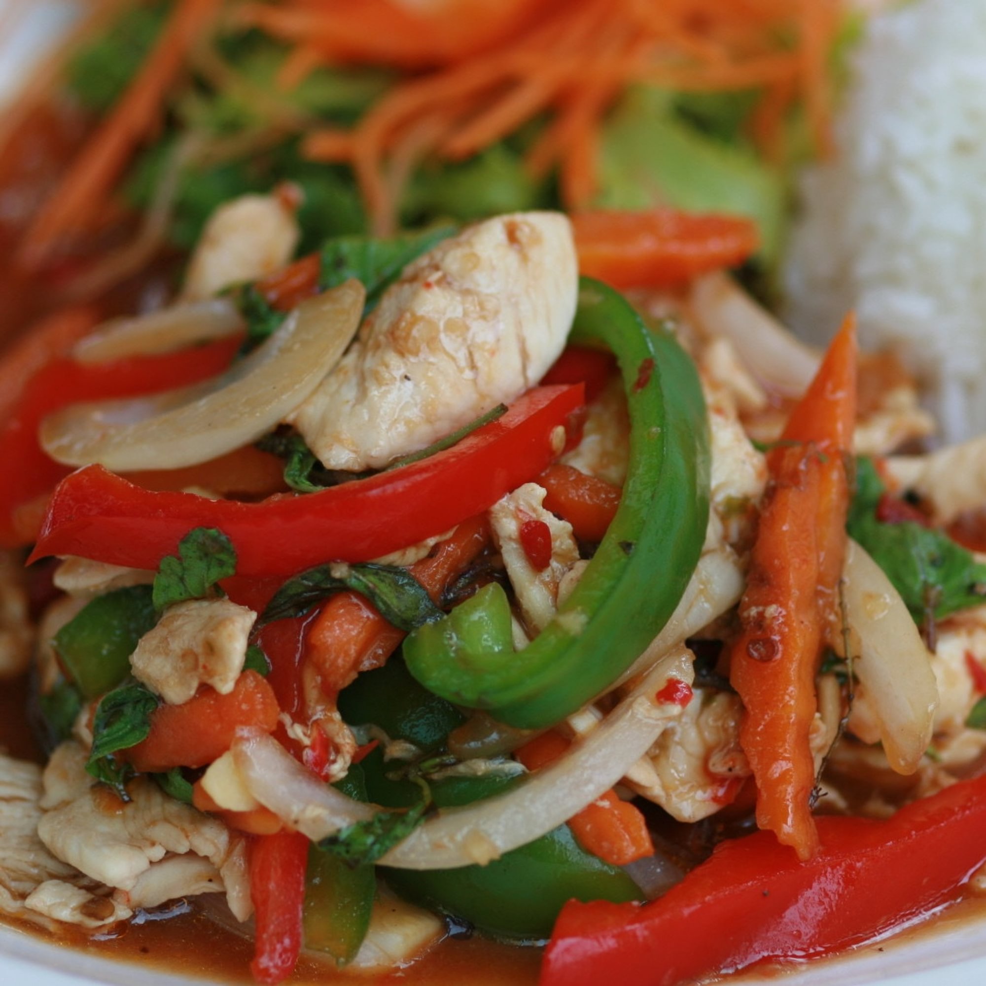 Lunch Spicy Basil