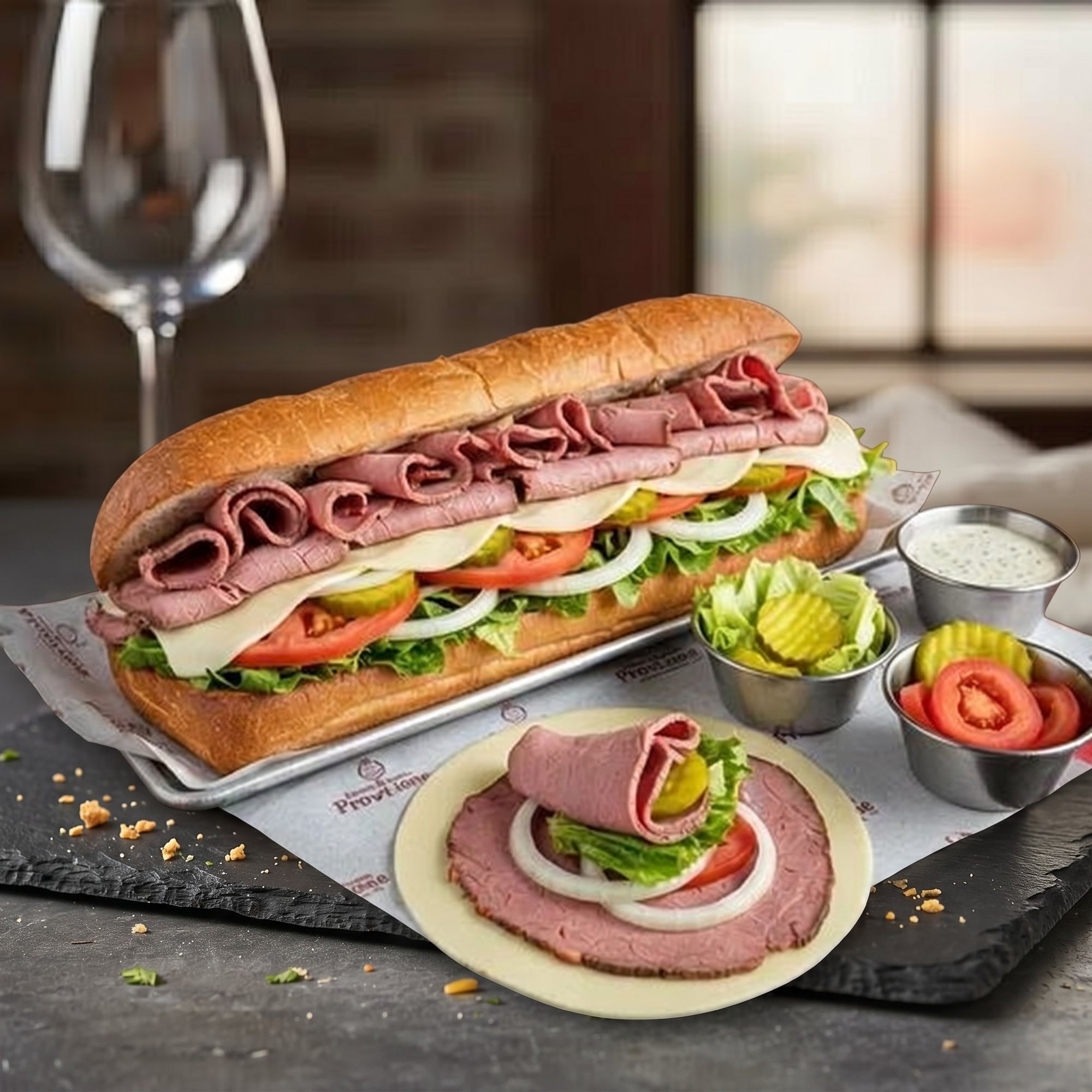 Roast Beef and Provolone Sub