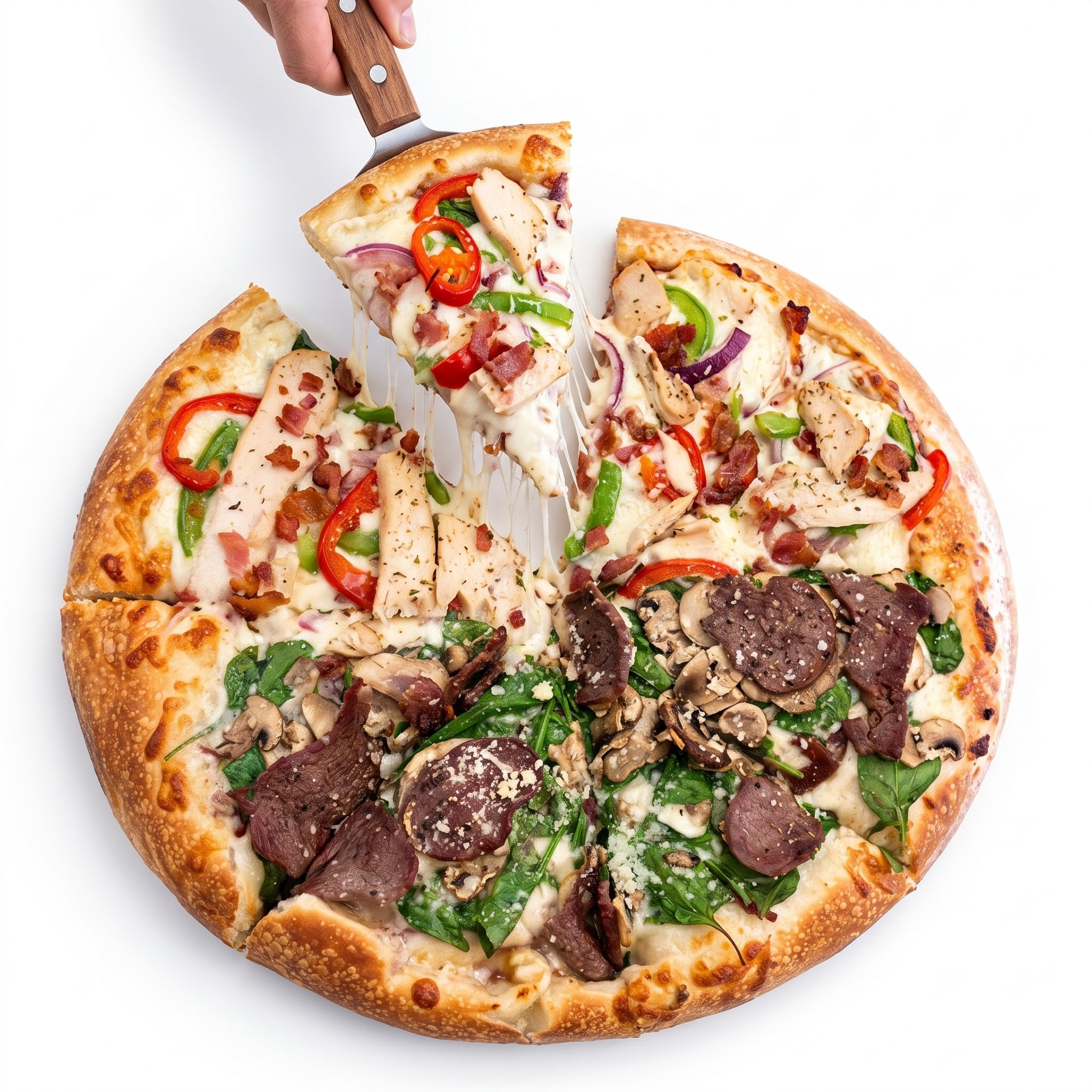 The Best of Both Worlds Pizza