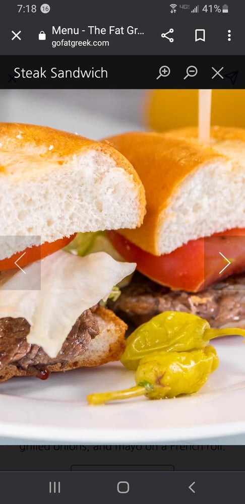 Rib Eye Steak Sandwich