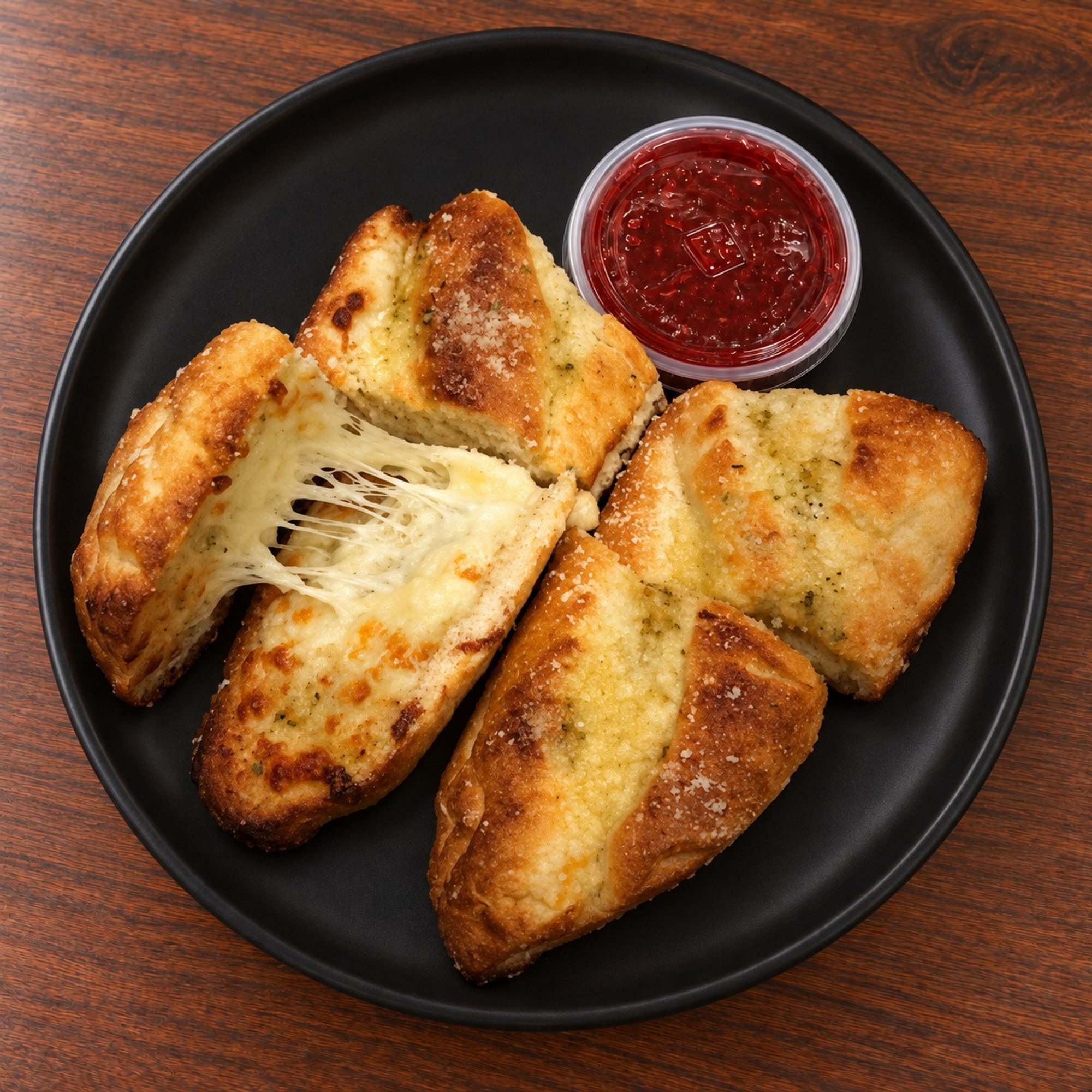 Garlic bread with cheese