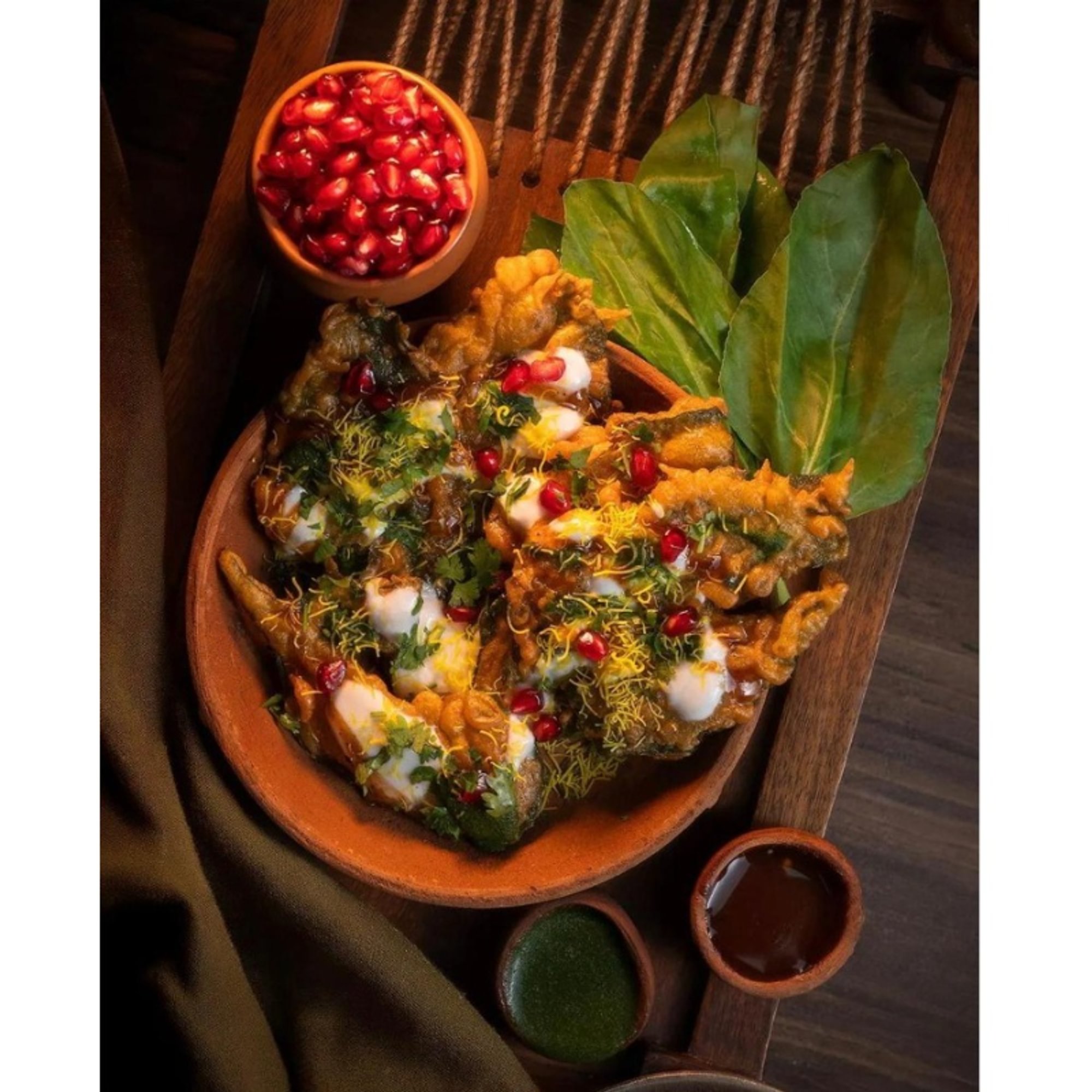 Palak Crunch Chaat