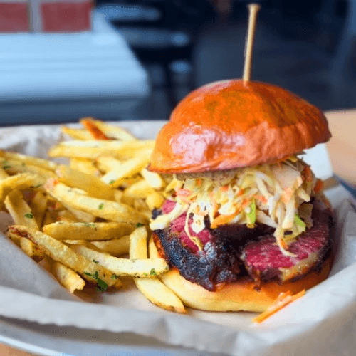 Hot Pastrami Burger