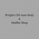 Wright&apos;s 210 Auto Body &amp; Muffler Shop Logo