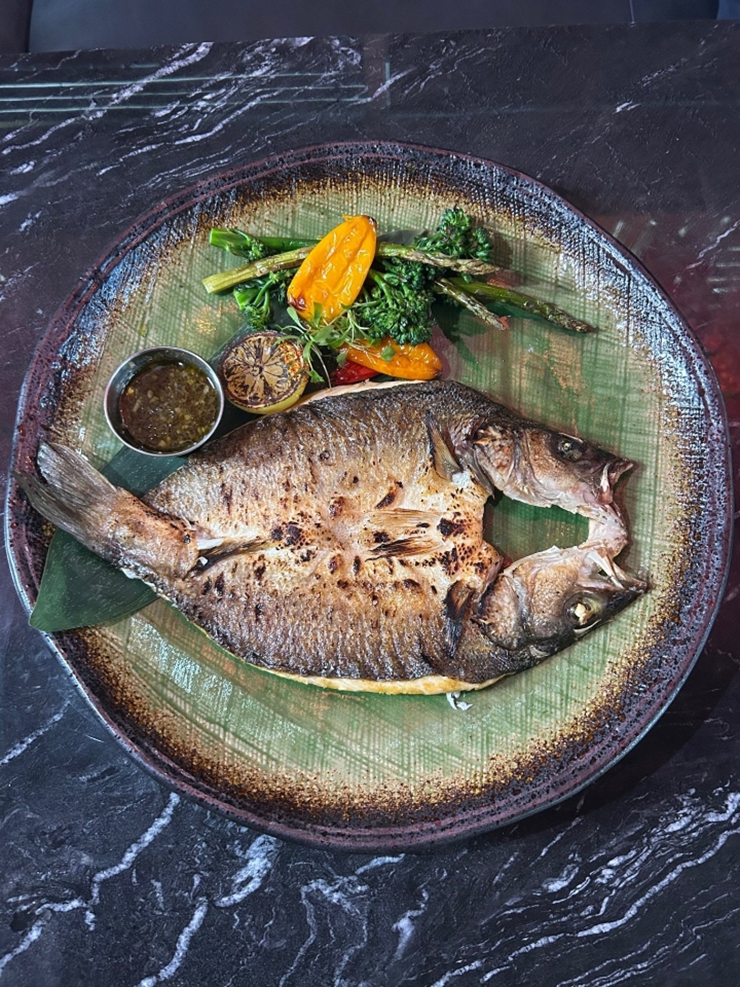 Grilled Dry-Aged Spanish Branzino