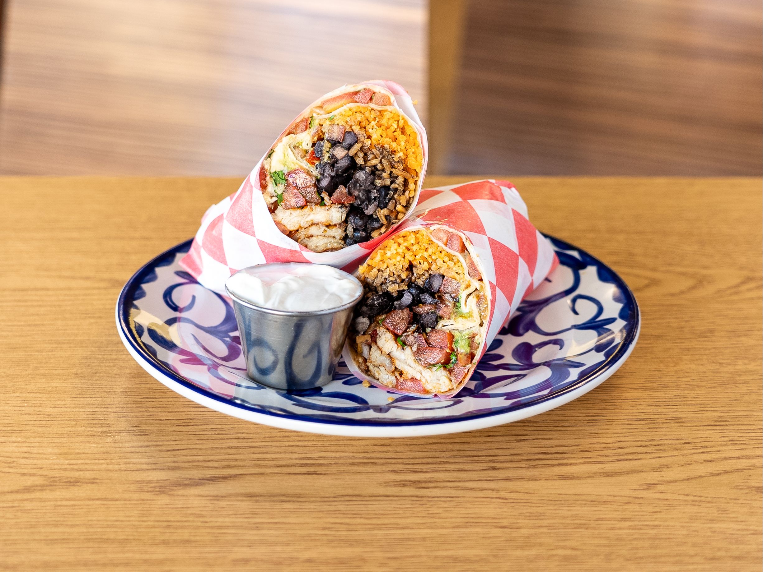 Short Ribs BBQ (pork) Burrito