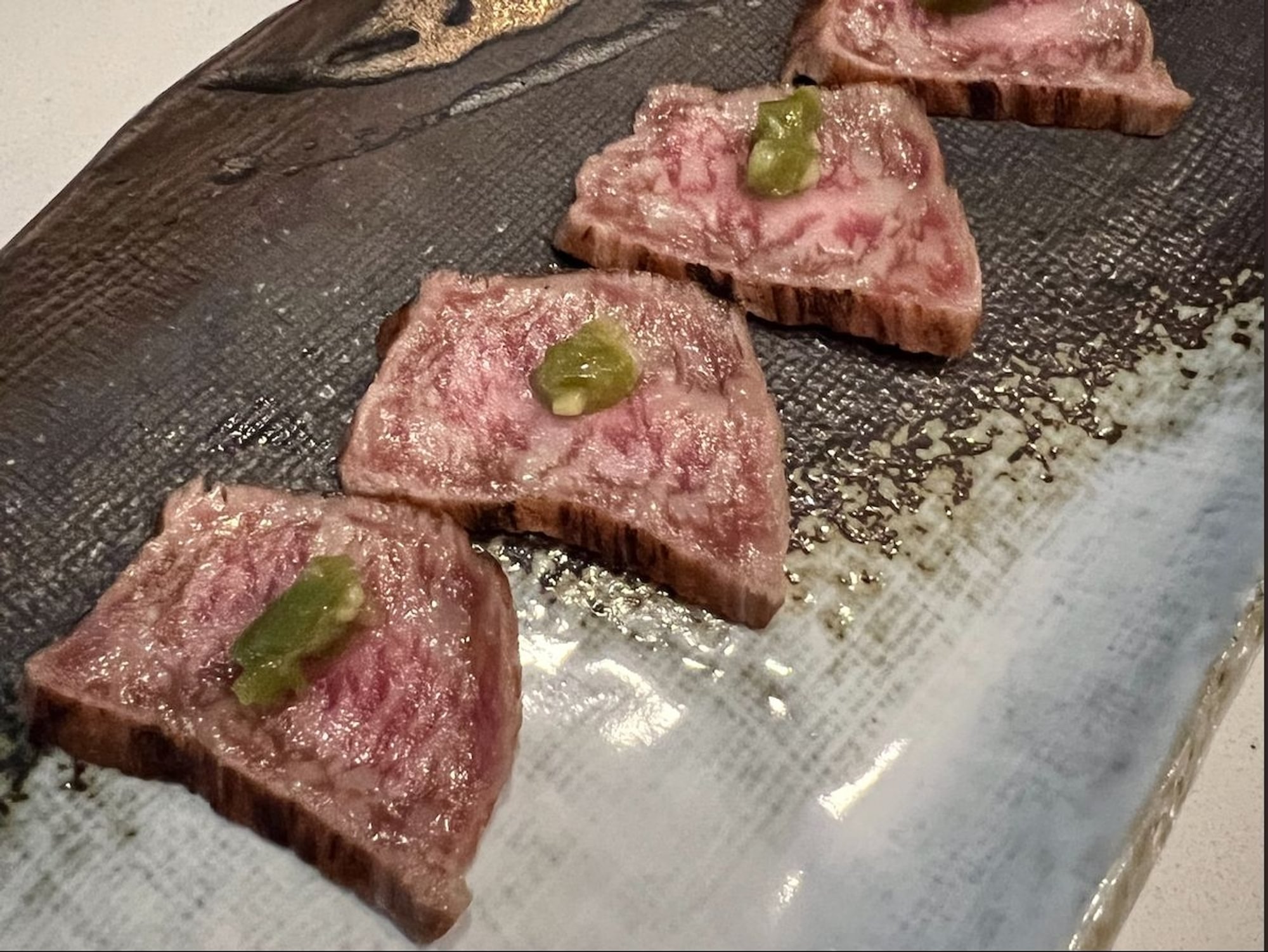 Wagyu Beef Sashimi