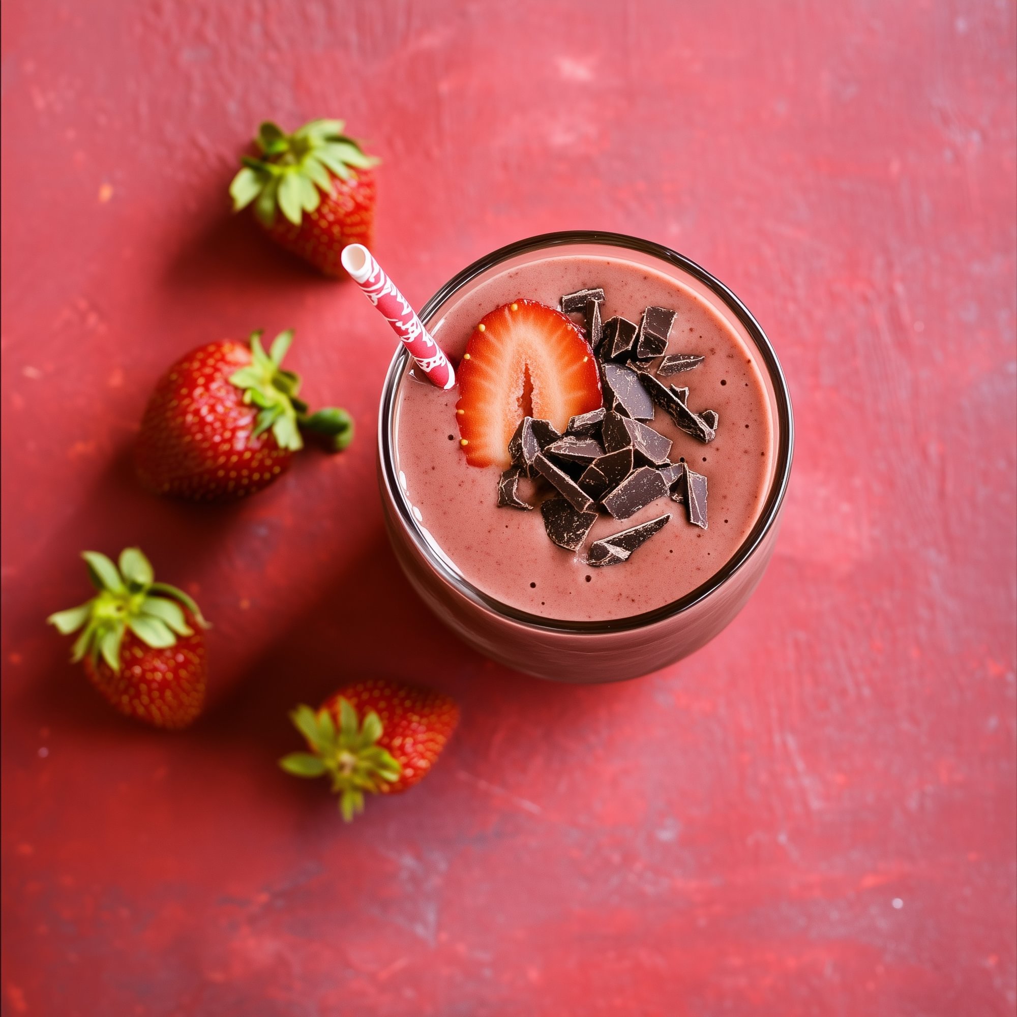 Chocolate Covered Strawberry Smoothie