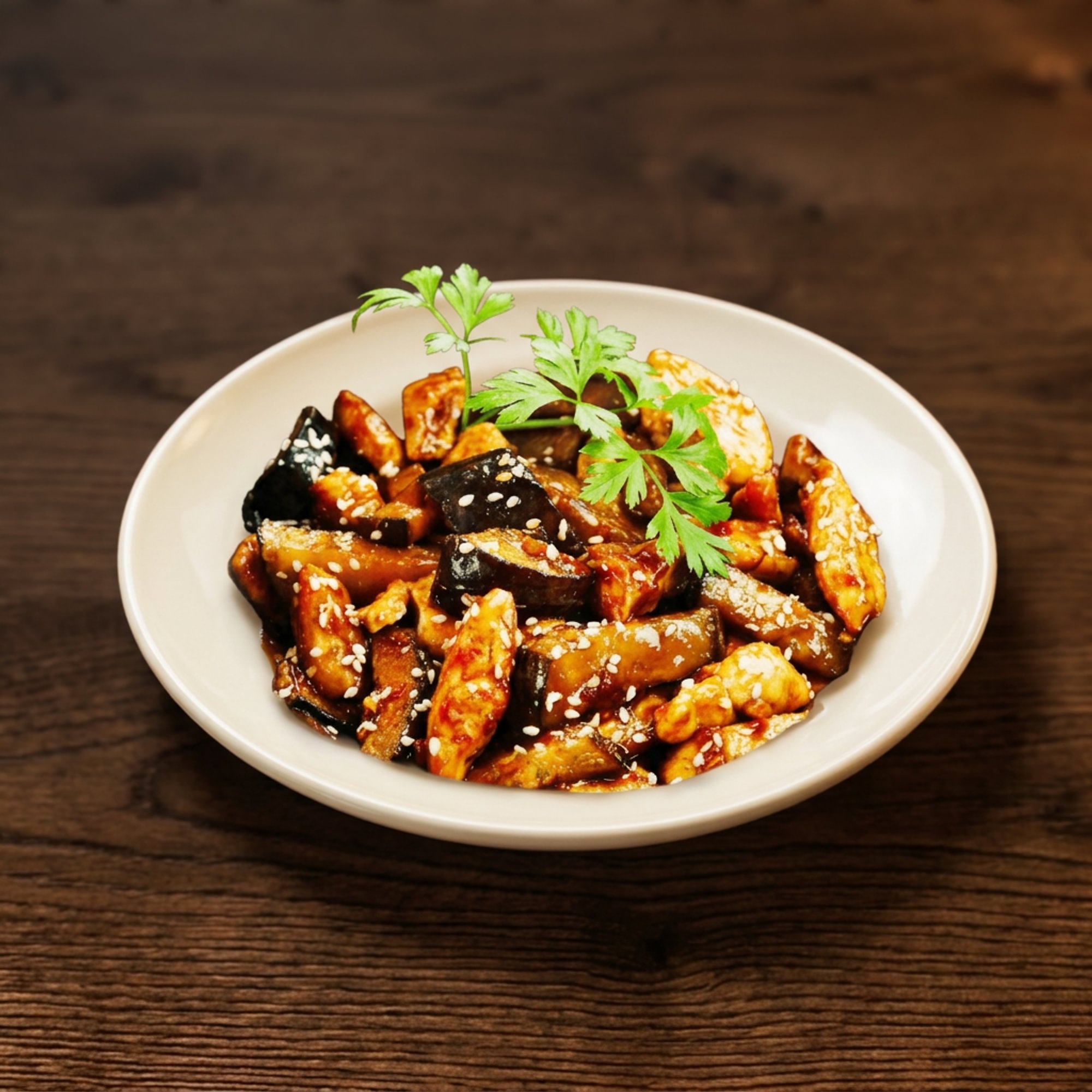 Eggplant with Garlic Sauce / 鱼香茄子