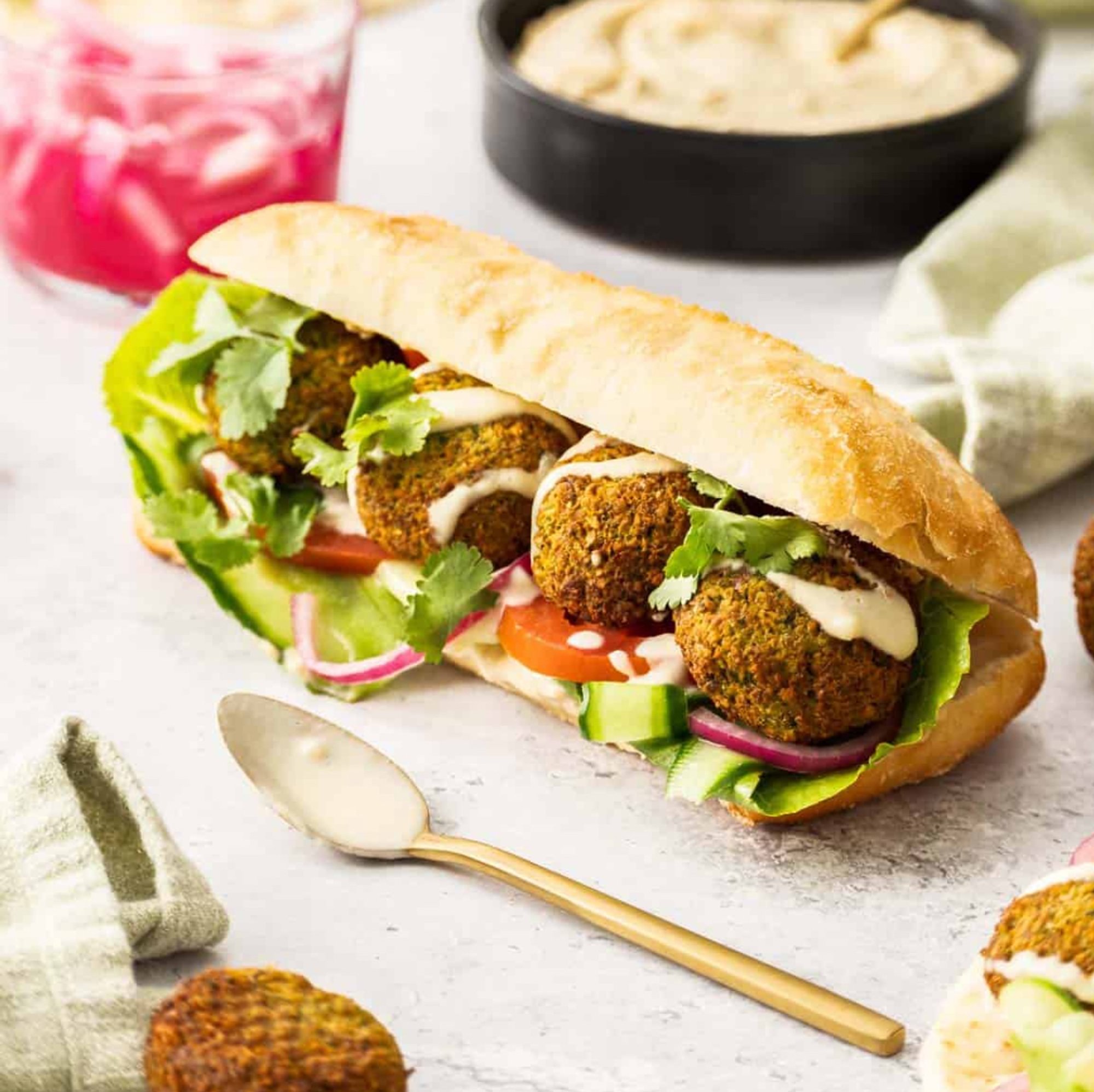 Falafel Vegan Sandwich