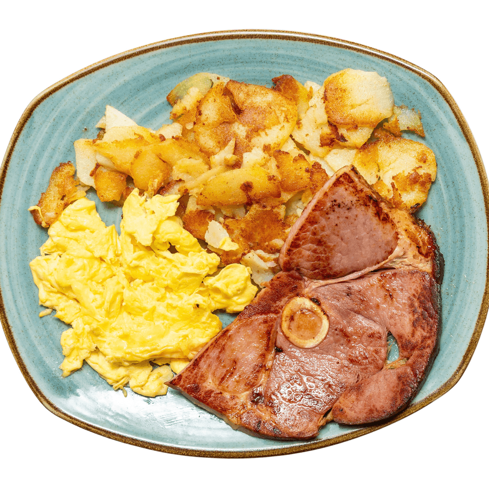 Ham Steak Combo Plate