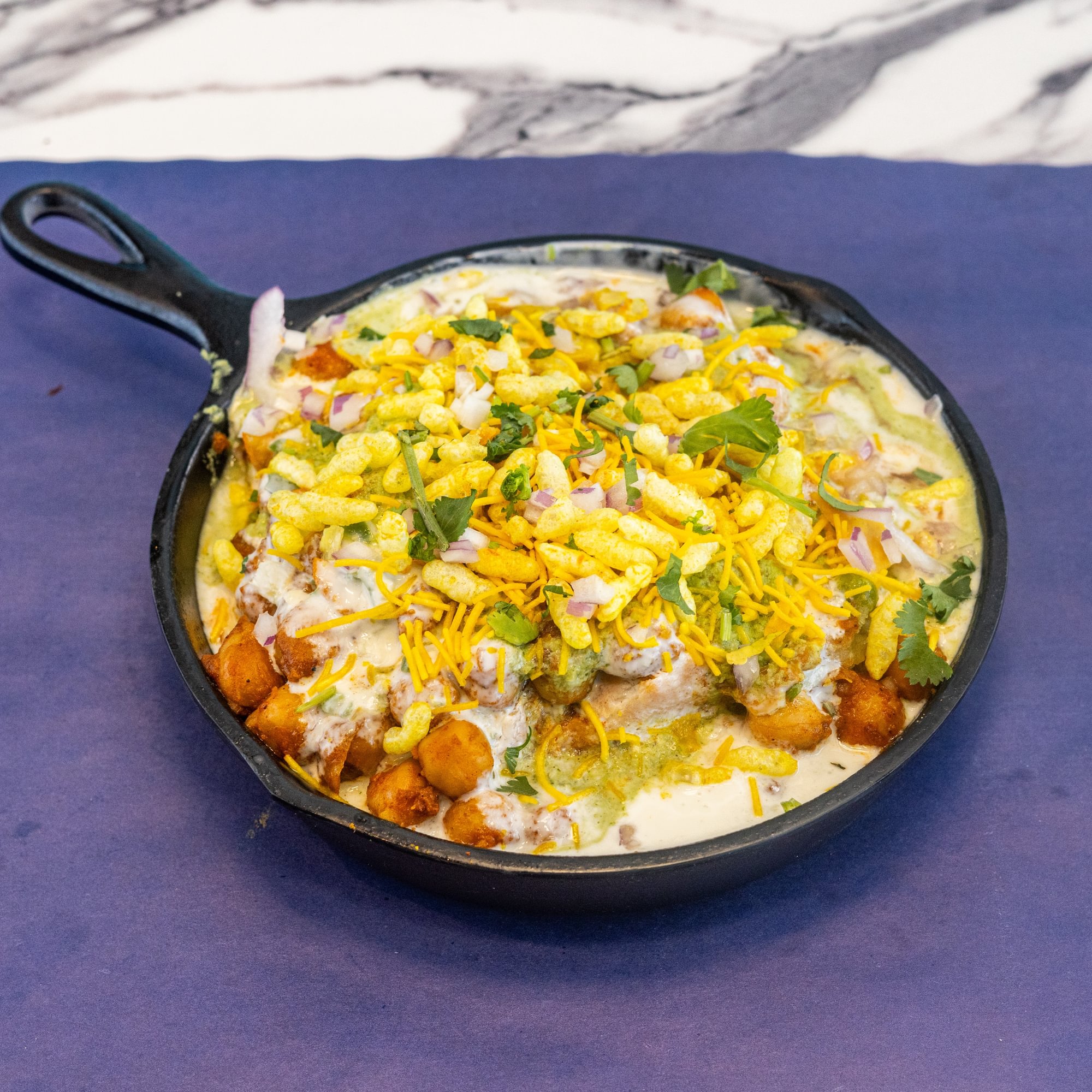 Samosa Bhel Chaat