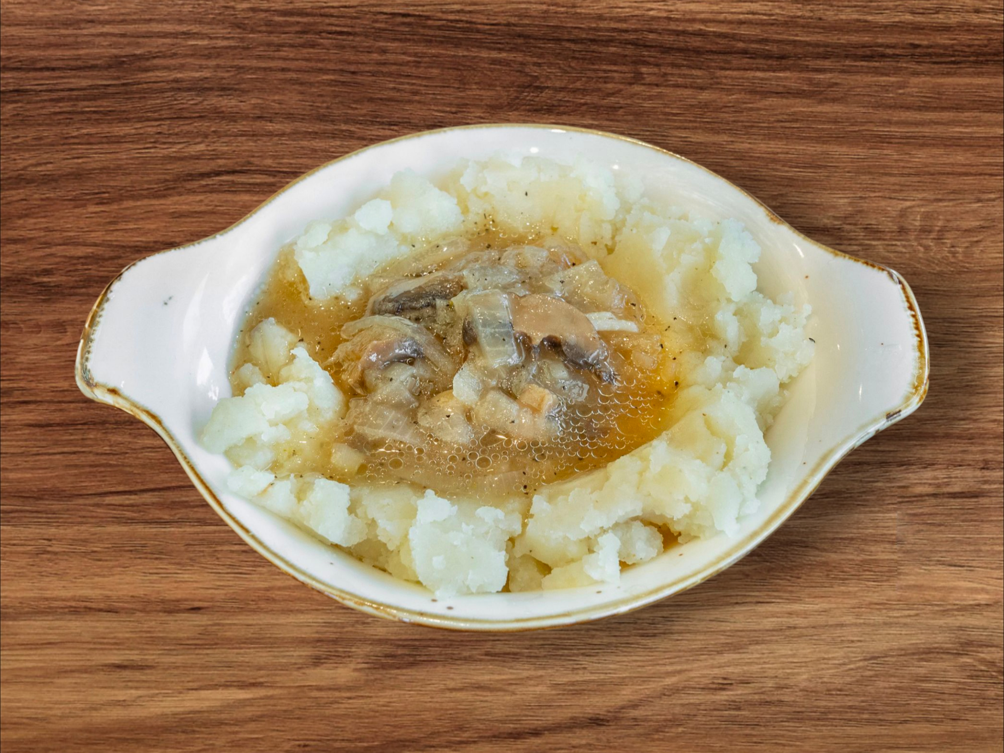 Mashed Potato and Mushrooms