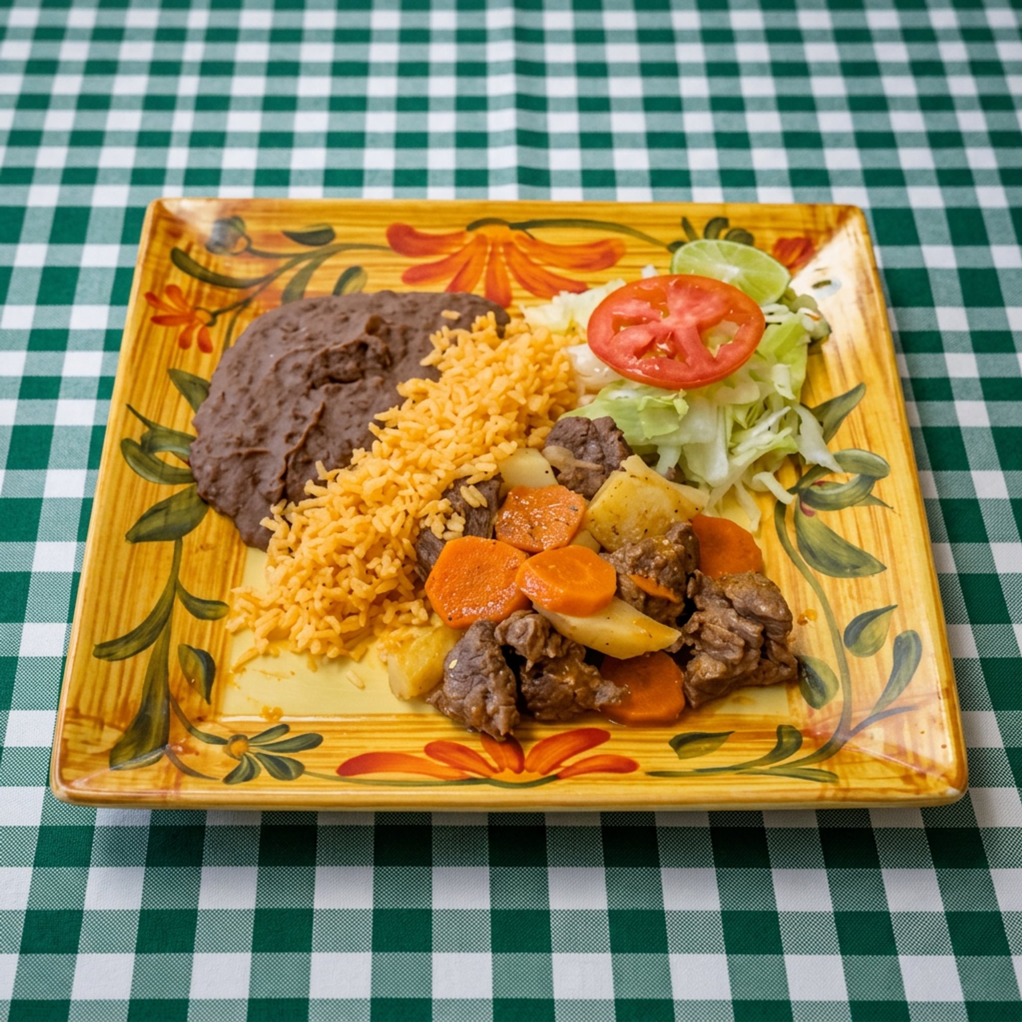 Carne Guisada Plate