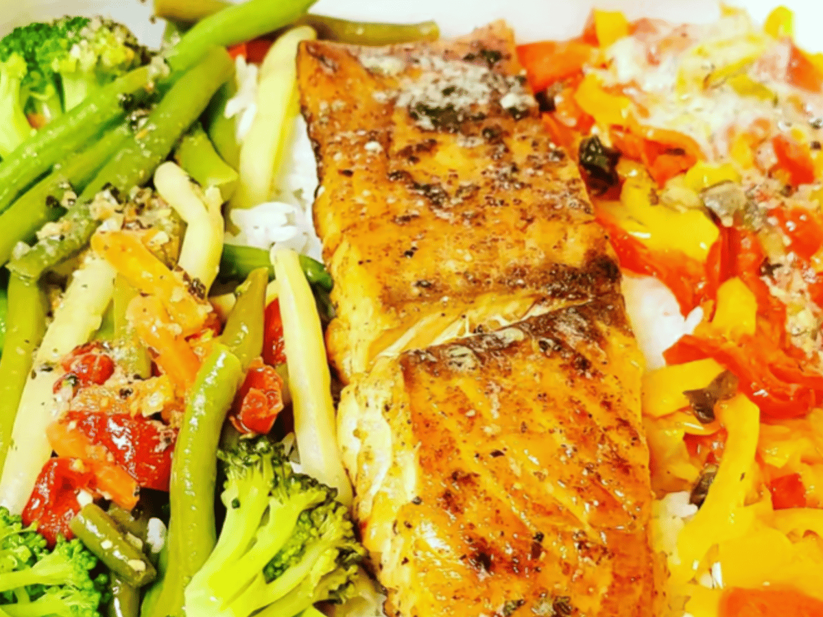 Salmon Rice Bowl