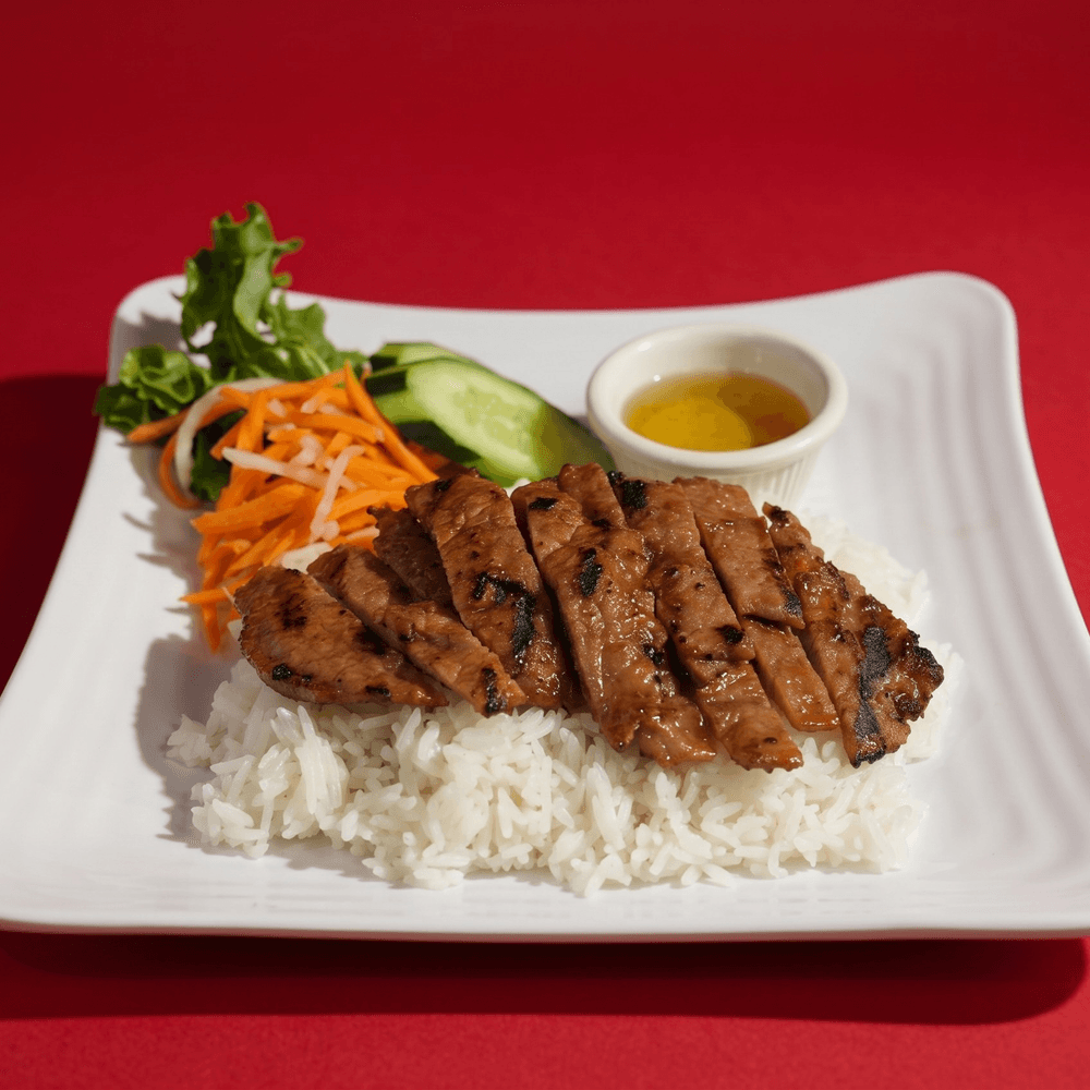 Grilled Lemongrass Beef Rice