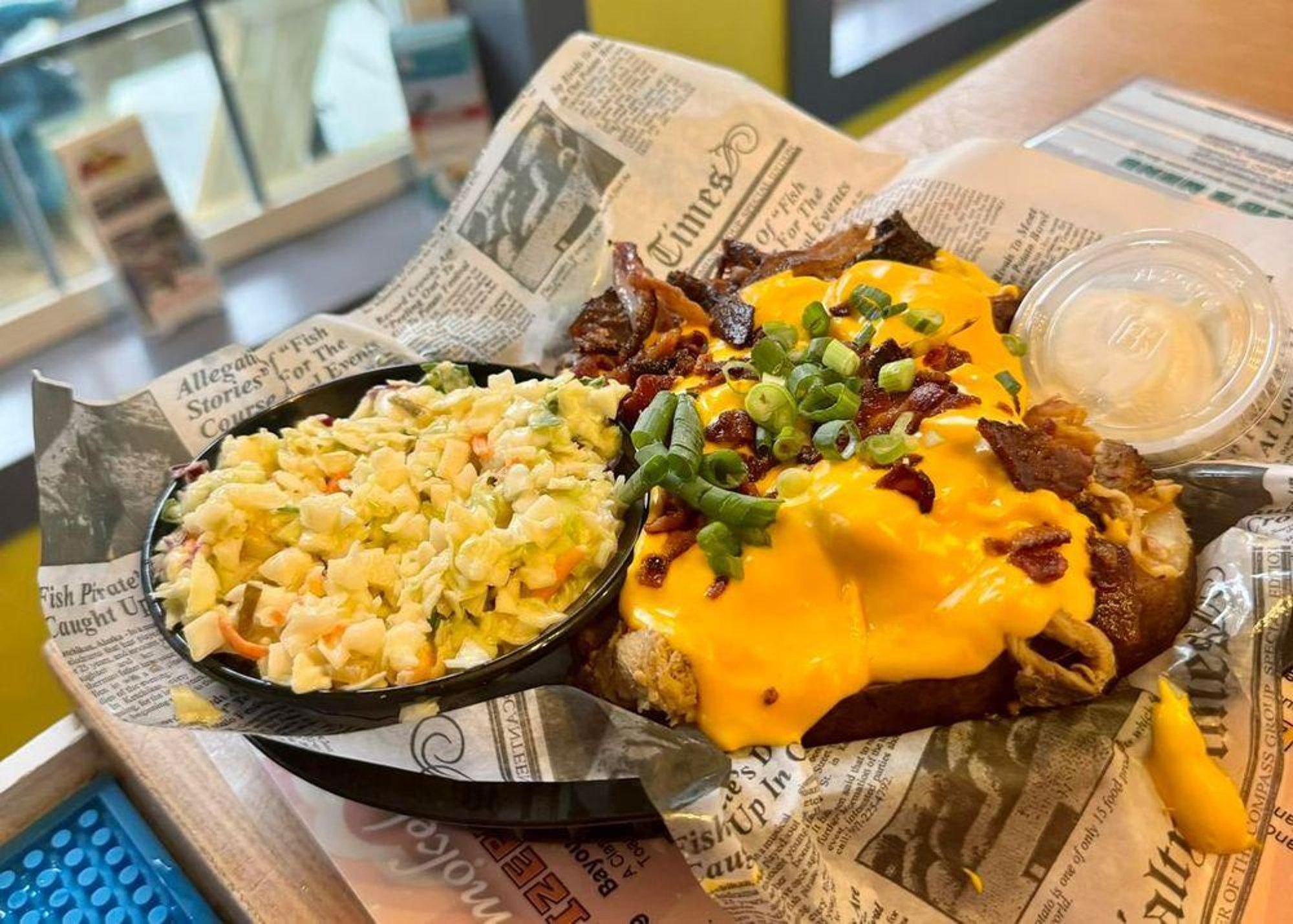The Bar-B-Q Loaded Baked Potato