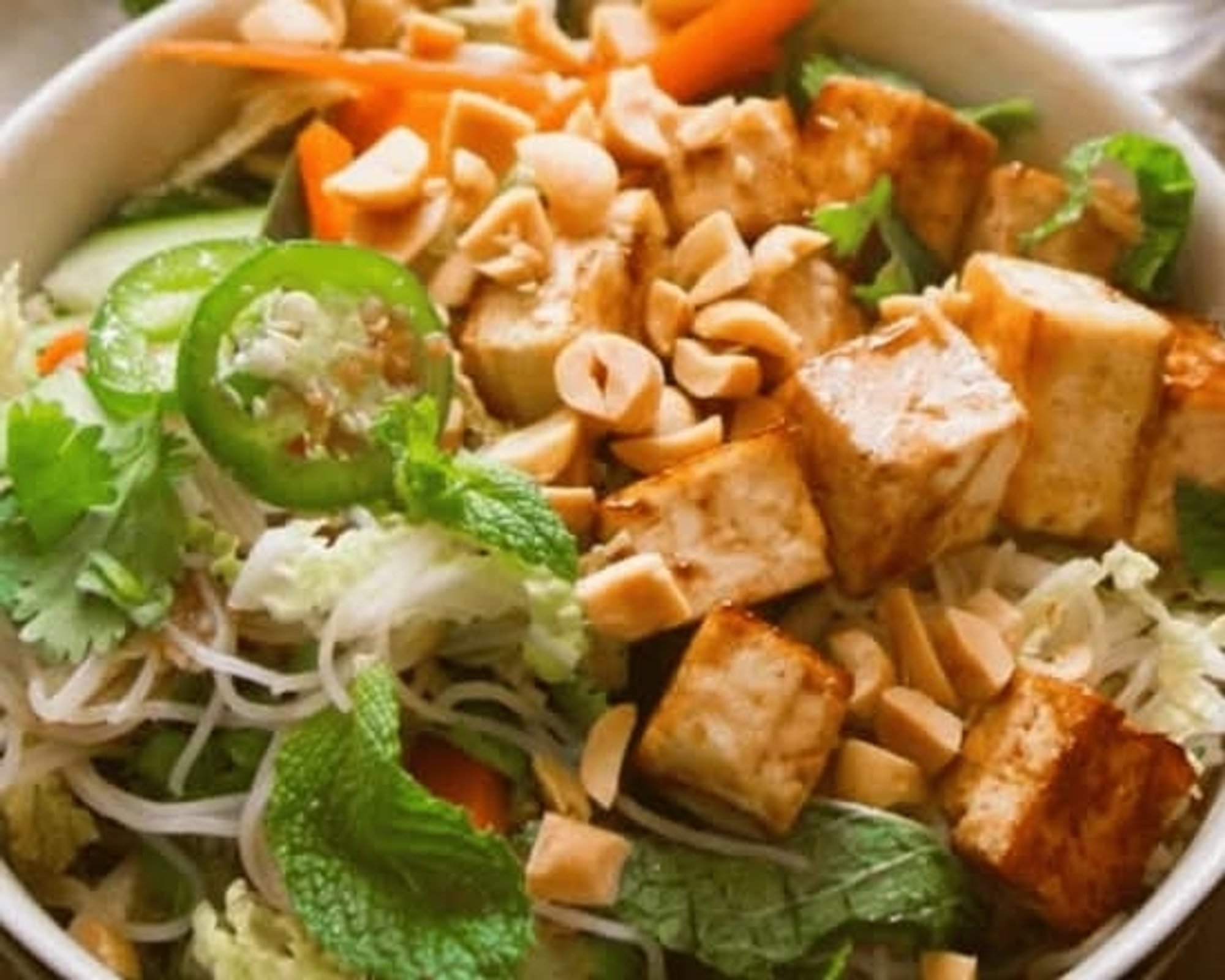 Fried Tofu Salad