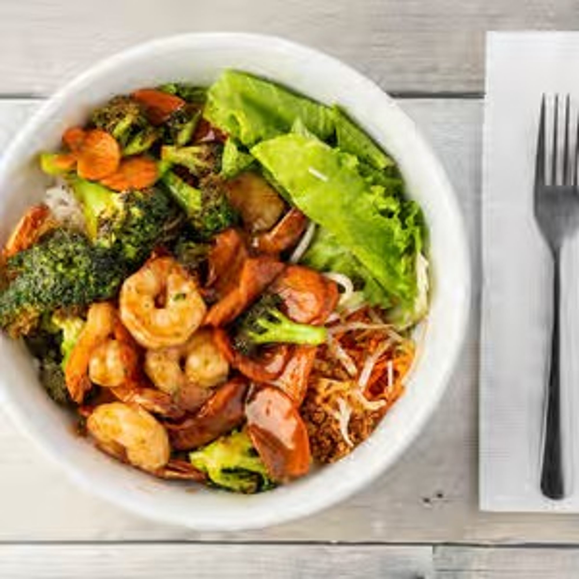 B5. Shrimp Stir Fry Bowl