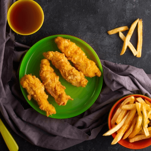 Kid's Chicken Tenders With Fries (3 Pieces)