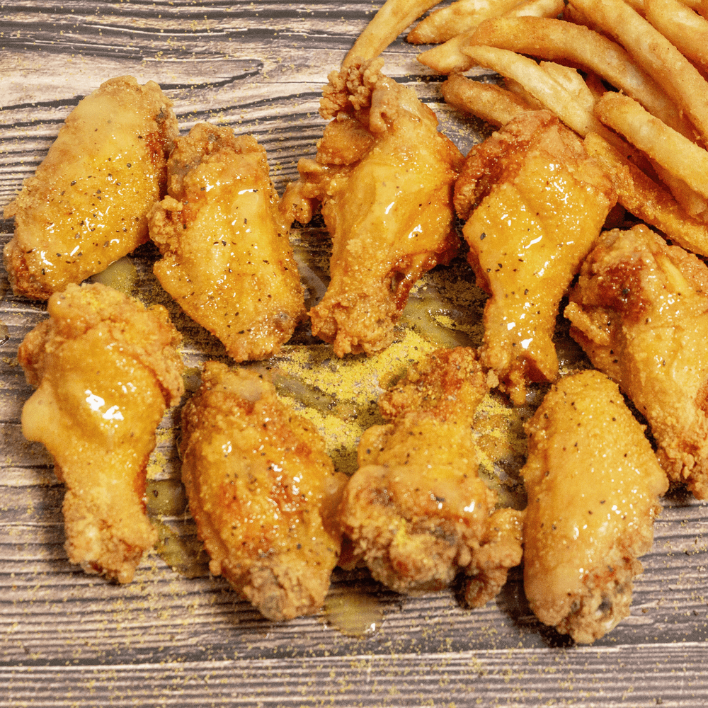 10 Lemon pepper traditional wings (WINGS ONLY)