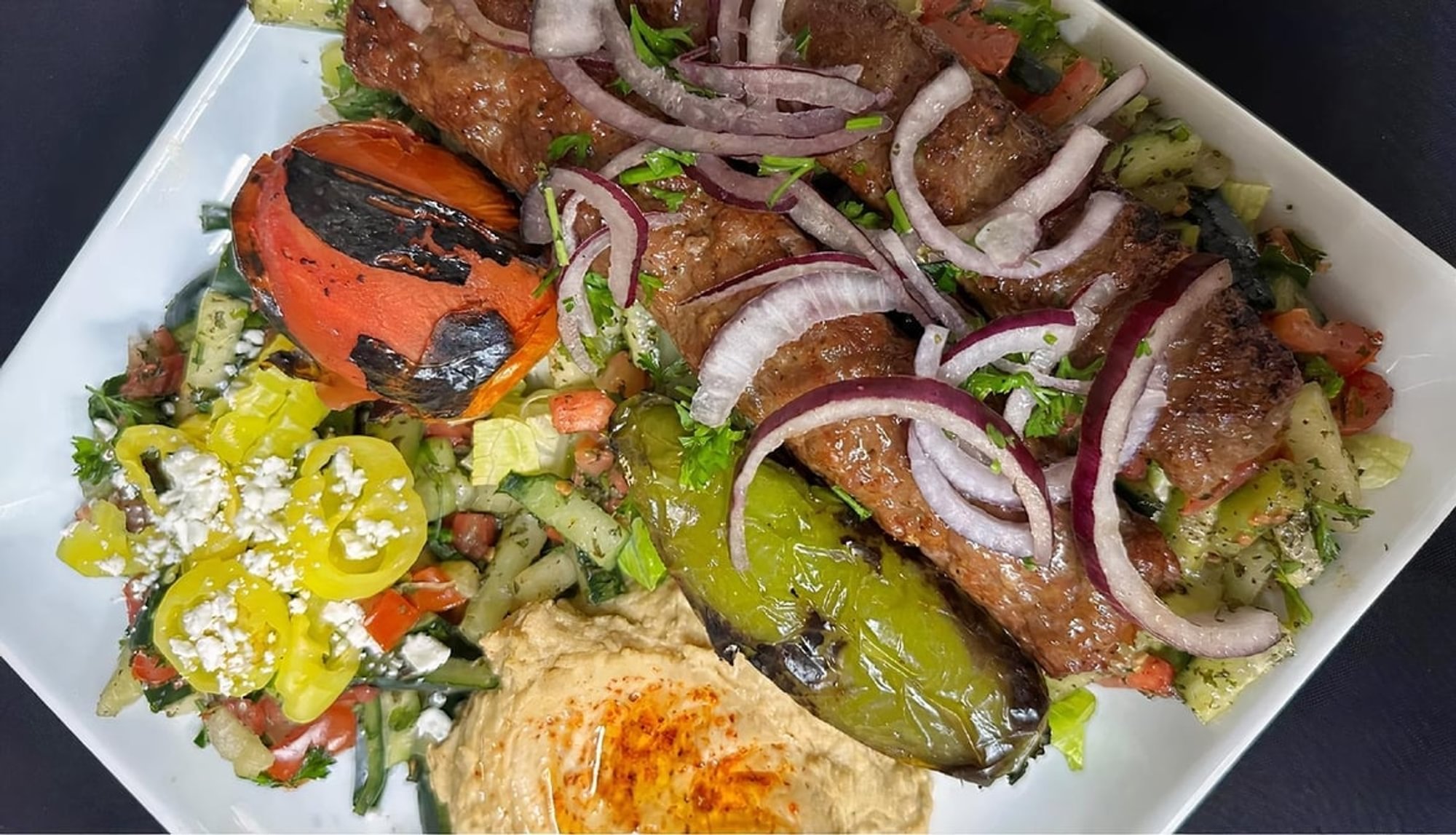 112. Low Carb Lula Kebab Plate