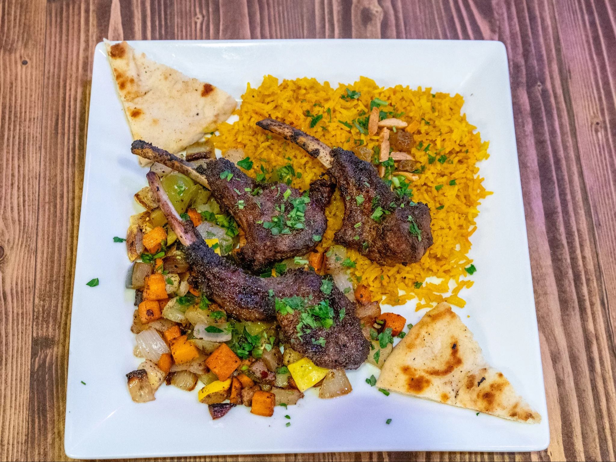 Lamb Chops (3pcs) With Choice Of Your 2 Sides