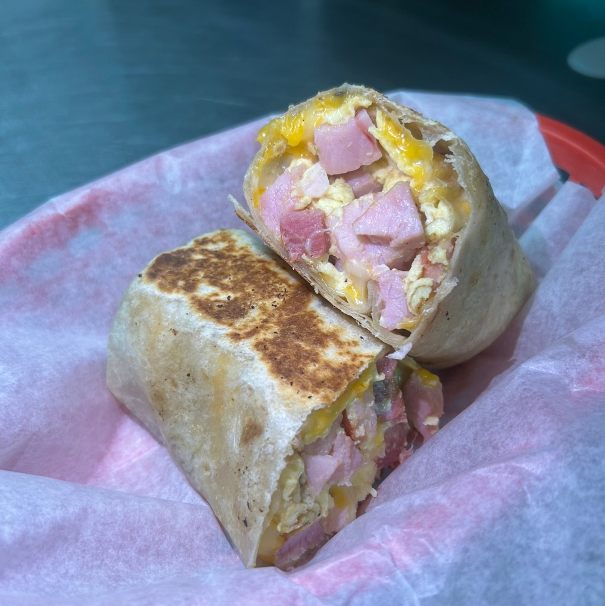 Ham 'n Egg Wrap