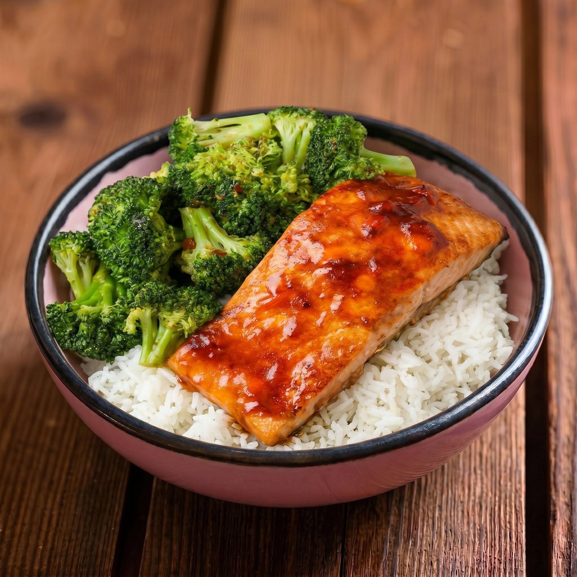 Salmon Teriyaki Bowl