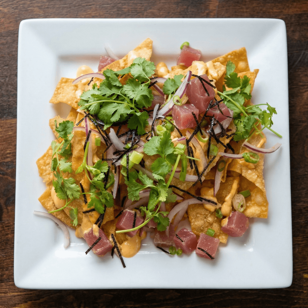Thai Style Poke Nacho