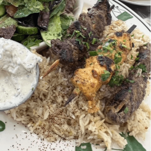 Mixed Kabob Plate