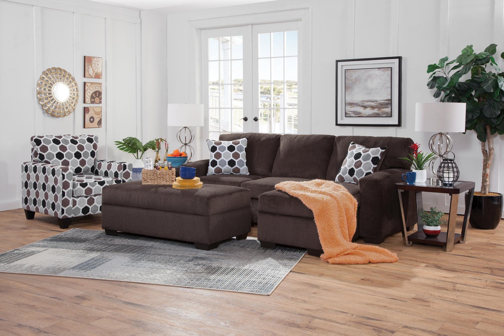 3 - Piece Koda Sofa Chaise, Ottoman & Chair