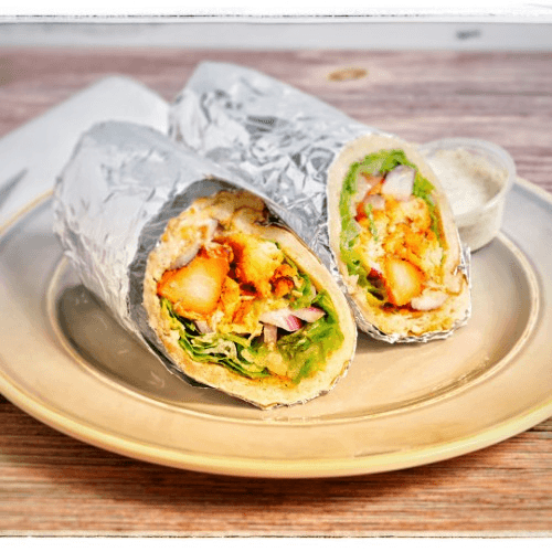 Chicken Naan Wrap